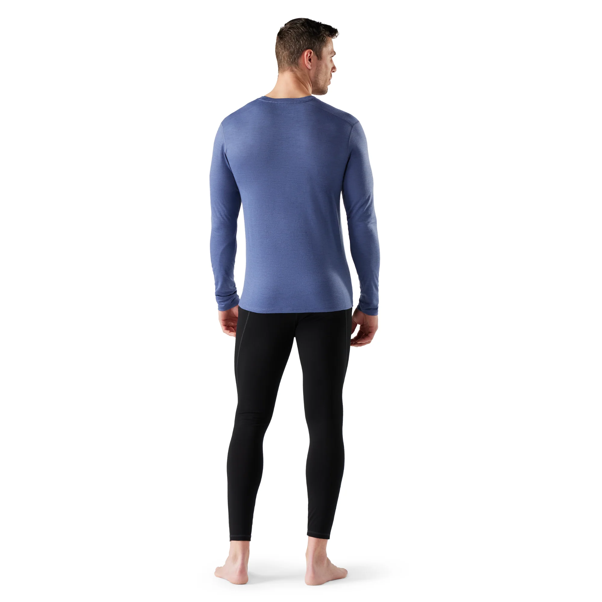 Smartwool Men's Classic All-Season Merino 150 Long Sleeve Base Layer Top (Nightfall Blue) - Image 2