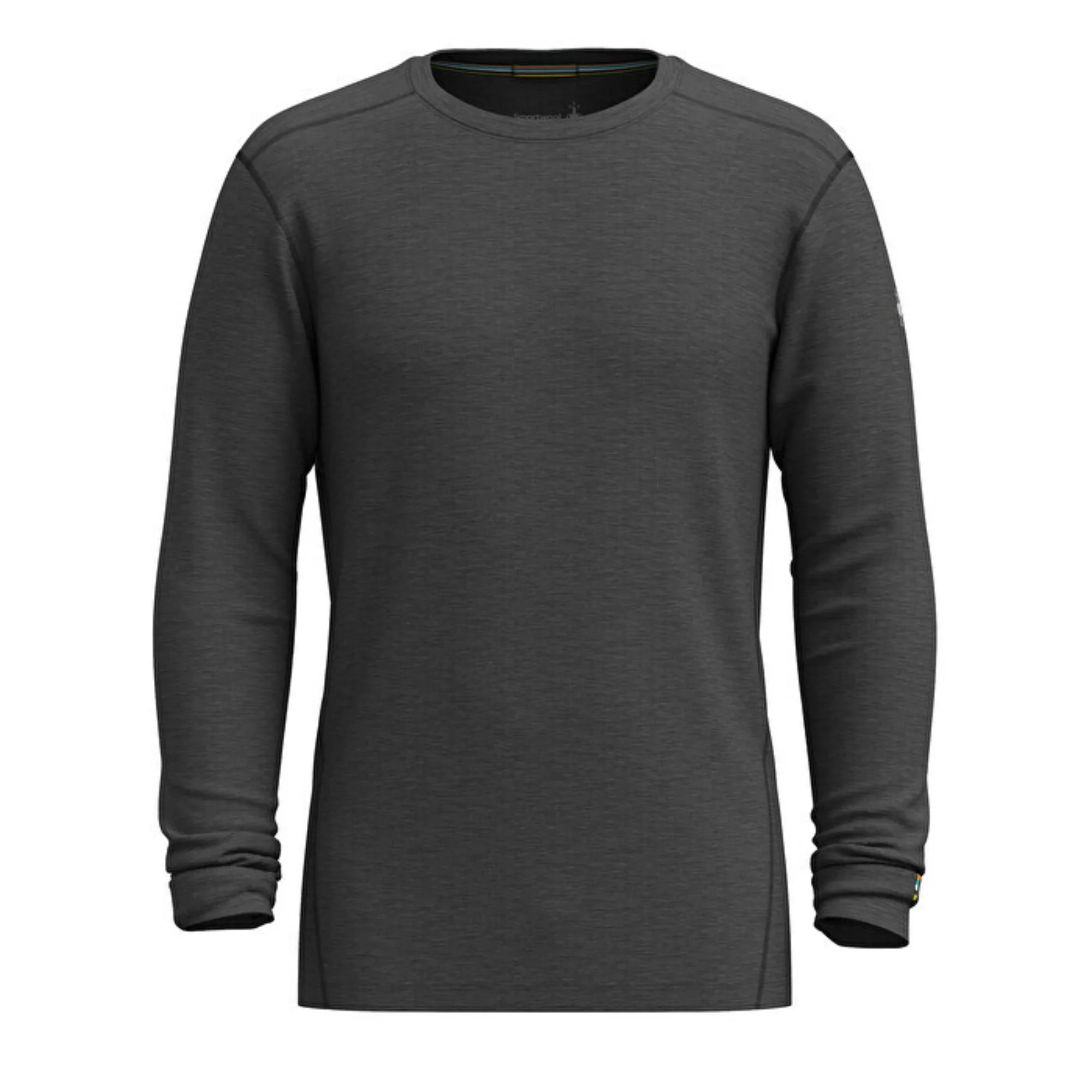 Smartwool Men's Classic All-Season Merino 150 Long Sleeve Base Layer Top (Iron Heather) - Image 4