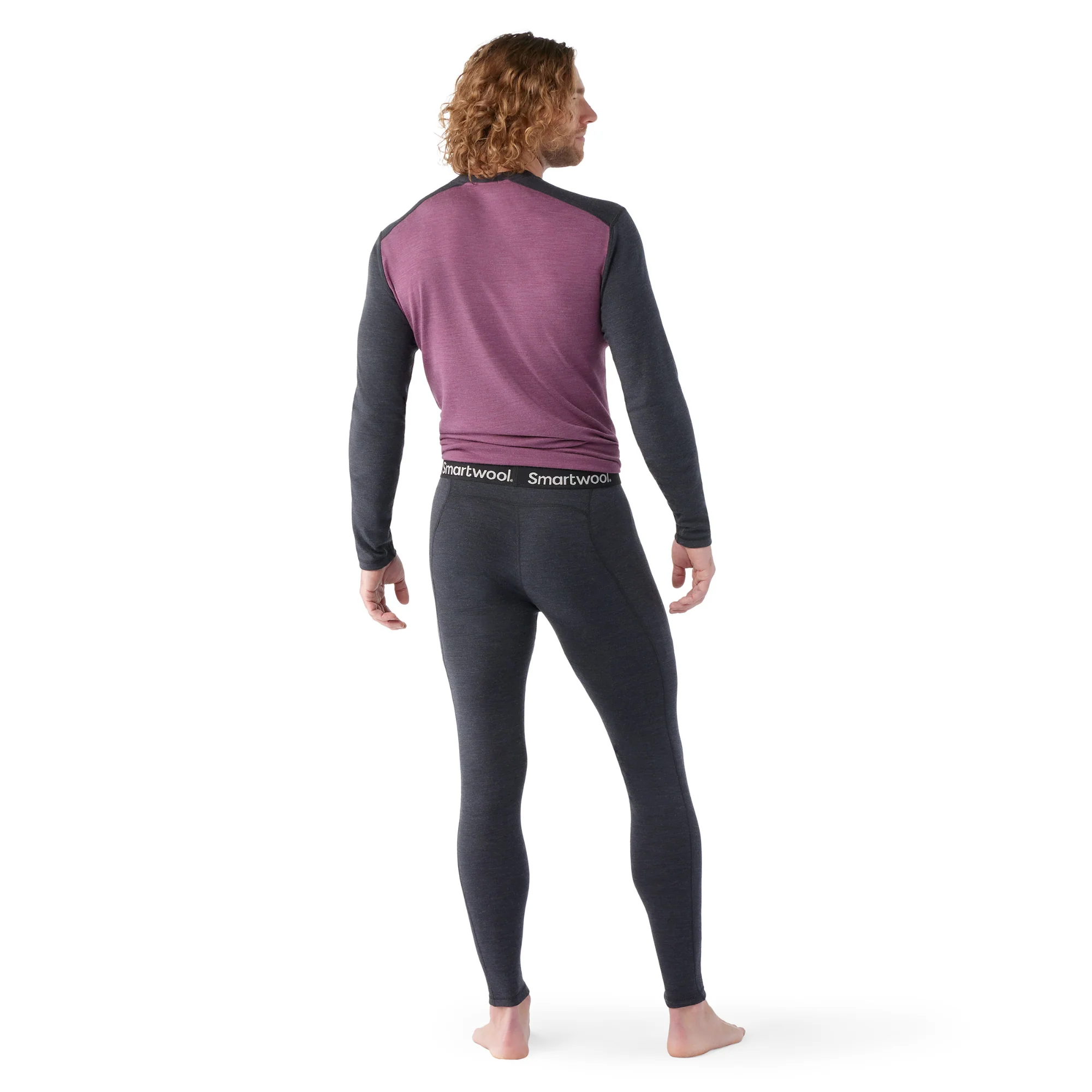 Smartwool Men's Classic Thermal Merino 250 Base Layer Bottoms (Charcoal Heather) - Image 3