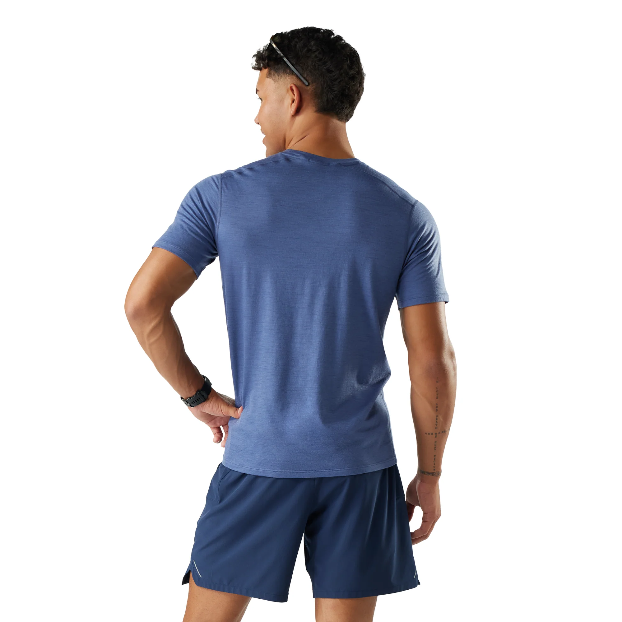 Smartwool Men's Merino Short Sleeve Technical Tee (Nightfall Blue) - Image 2