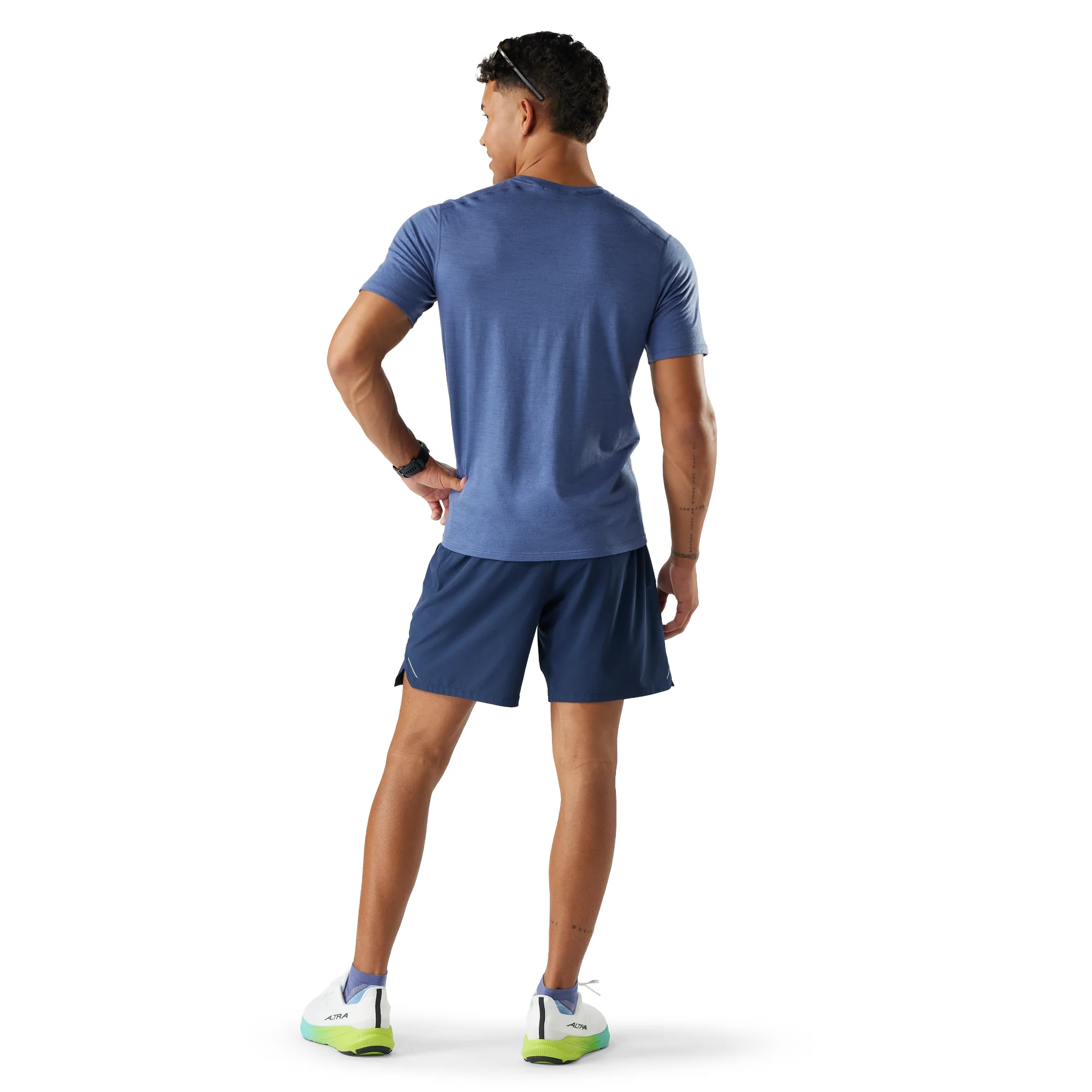 Smartwool Men's Merino Short Sleeve Technical Tee (Nightfall Blue) - Image 3