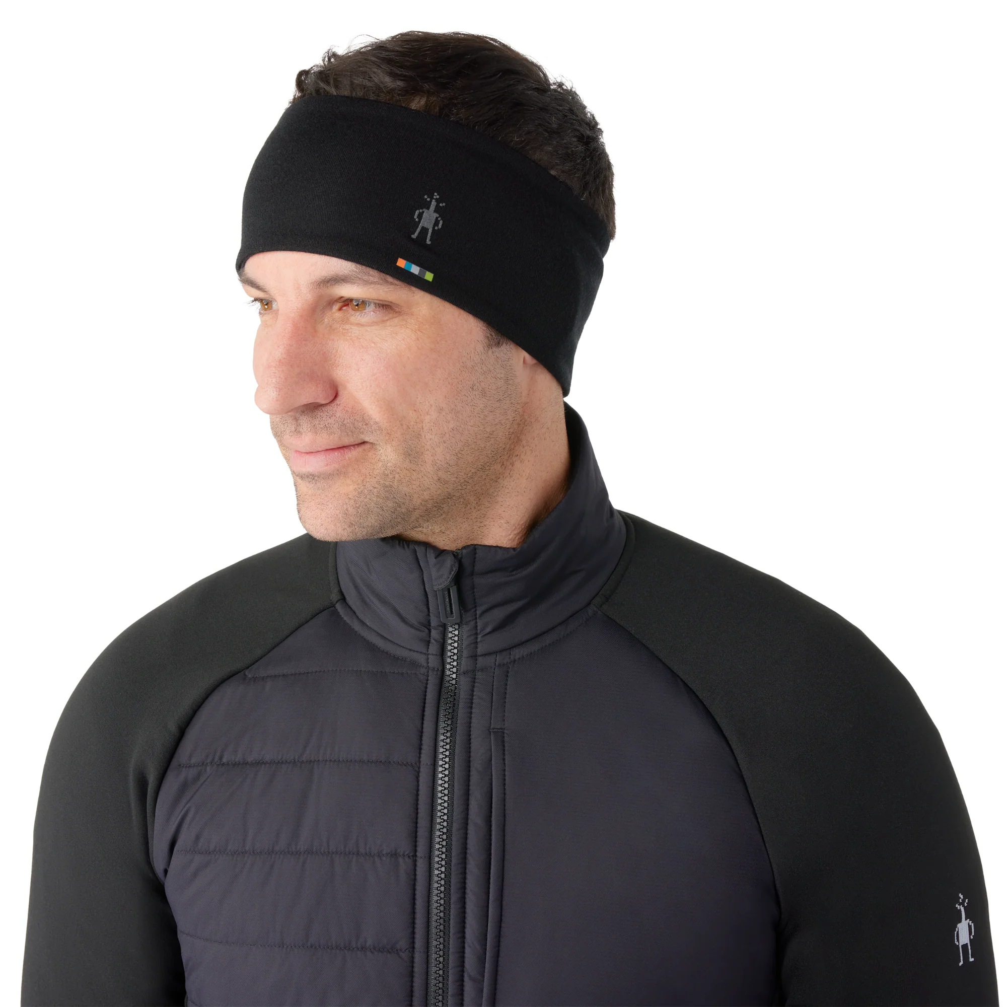 Smartwool Unisex Thermal Merino 250 Reversible Headband (Black/Charcoal Heather) - Image 5