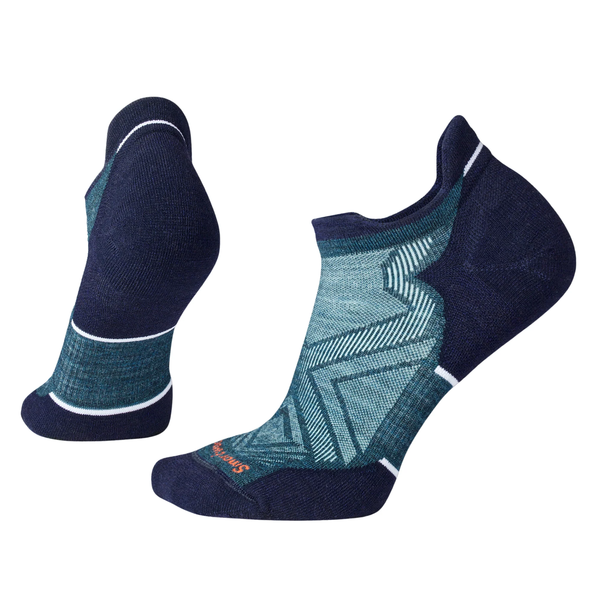 Smartwool Women's Run Targeted Cushion Merino Blend Low Ankle Socks (Twilight Blue)