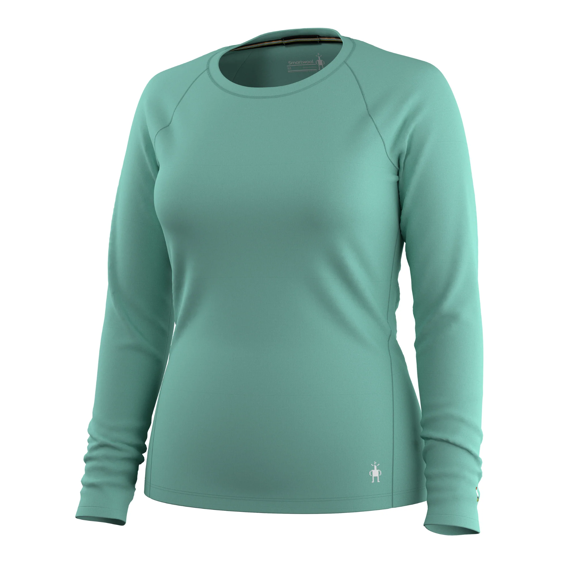 Smartwool Women's All Season Merino 150 Long Sleeve Base Layer Top (Boxed)(Pacific Blue) - Image 4