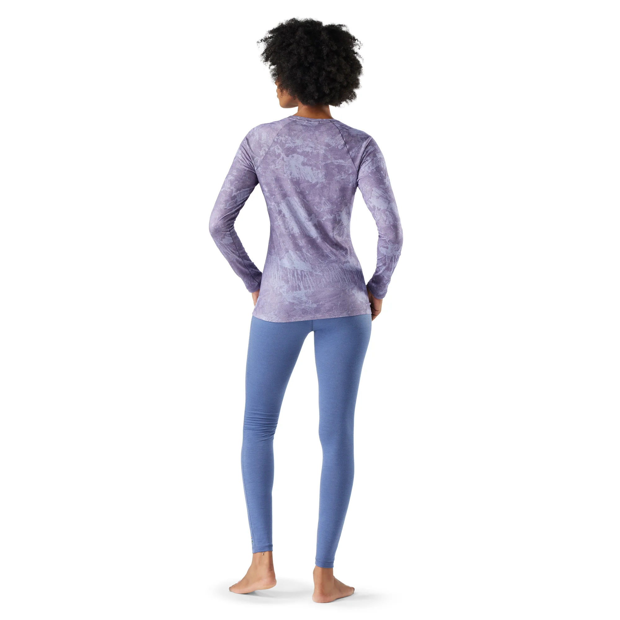 Smartwool Women's All Season Merino 150 Long Sleeve Base Layer Top (Boxed)(Purple Storm Mountain) - Image 3