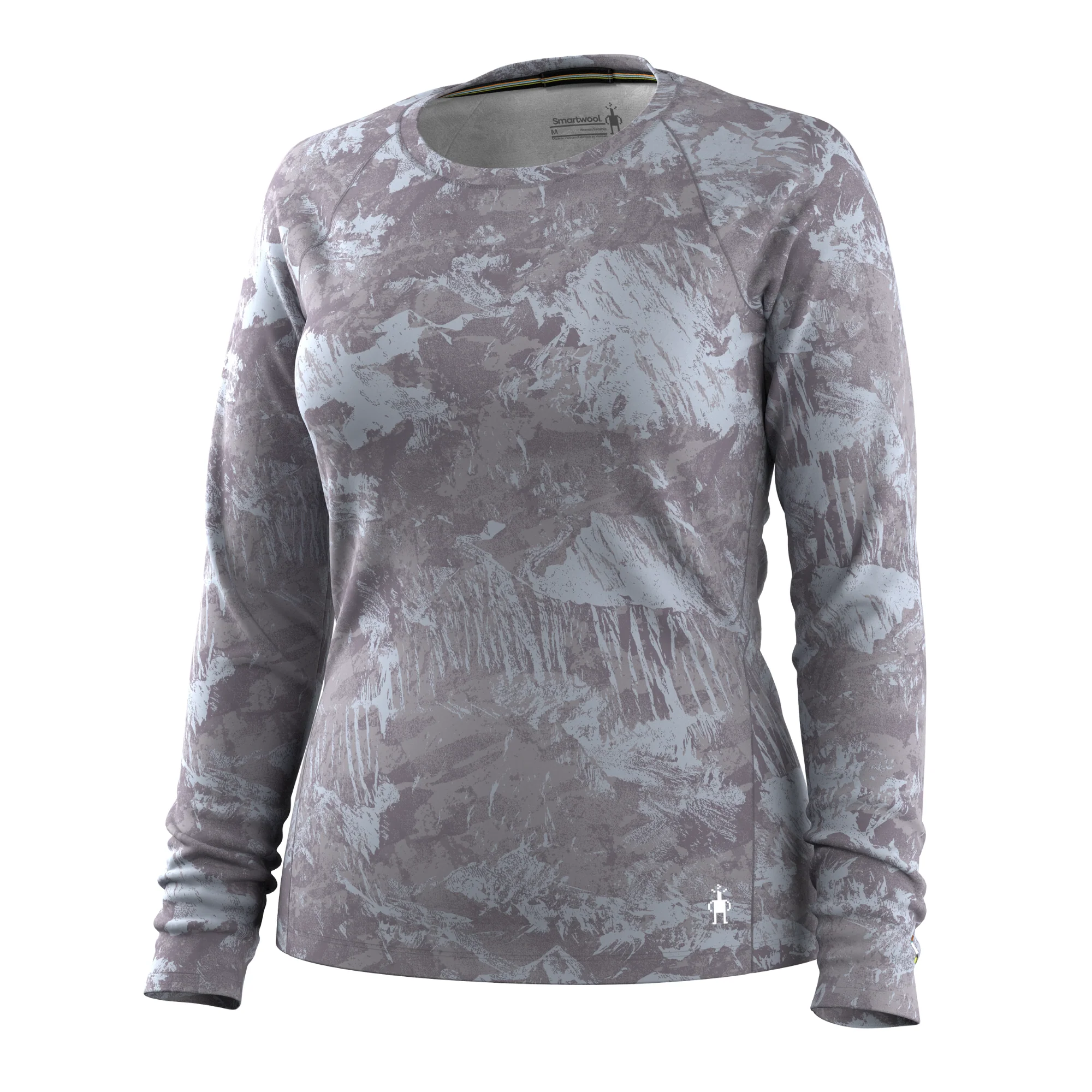 Smartwool Women's All Season Merino 150 Long Sleeve Base Layer Top (Boxed)(Purple Storm Mountain) - Image 4