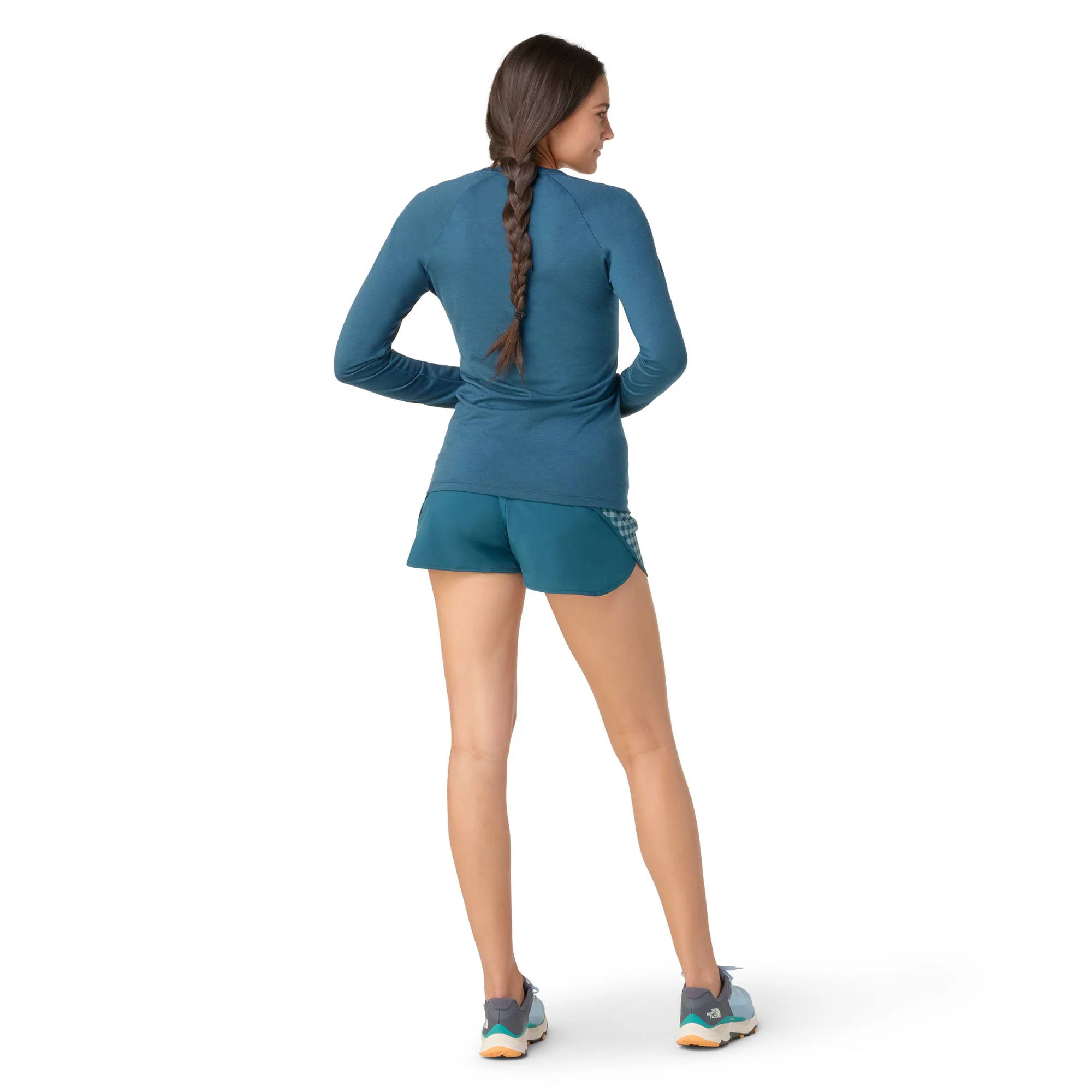 Smartwool Women's All Season Merino 150 Long Sleeve Base Layer Top (Boxed)(Twilight Blue) - Image 3