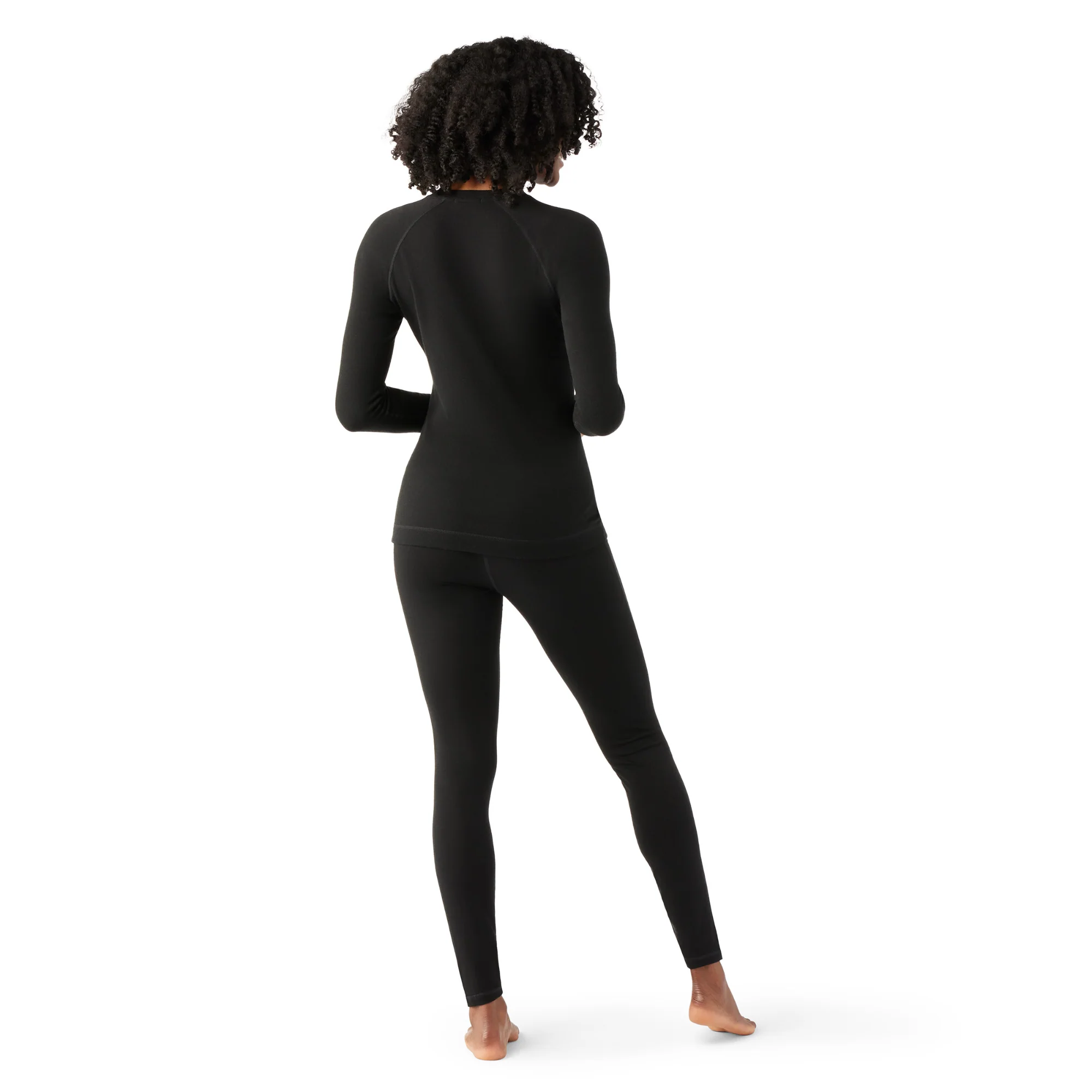 Smartwool Women's Classic Thermal Merino 250 Crew Neck Long Sleeve Base Layer Top (Black) - Image 3