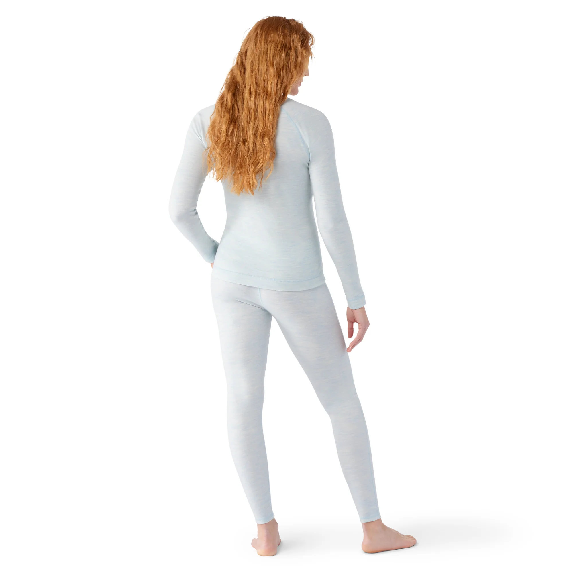 Smartwool Women's Classic Thermal Merino 250 Crew Neck Long Sleeve Base Layer Top (Winter Sky Heather) - Image 3