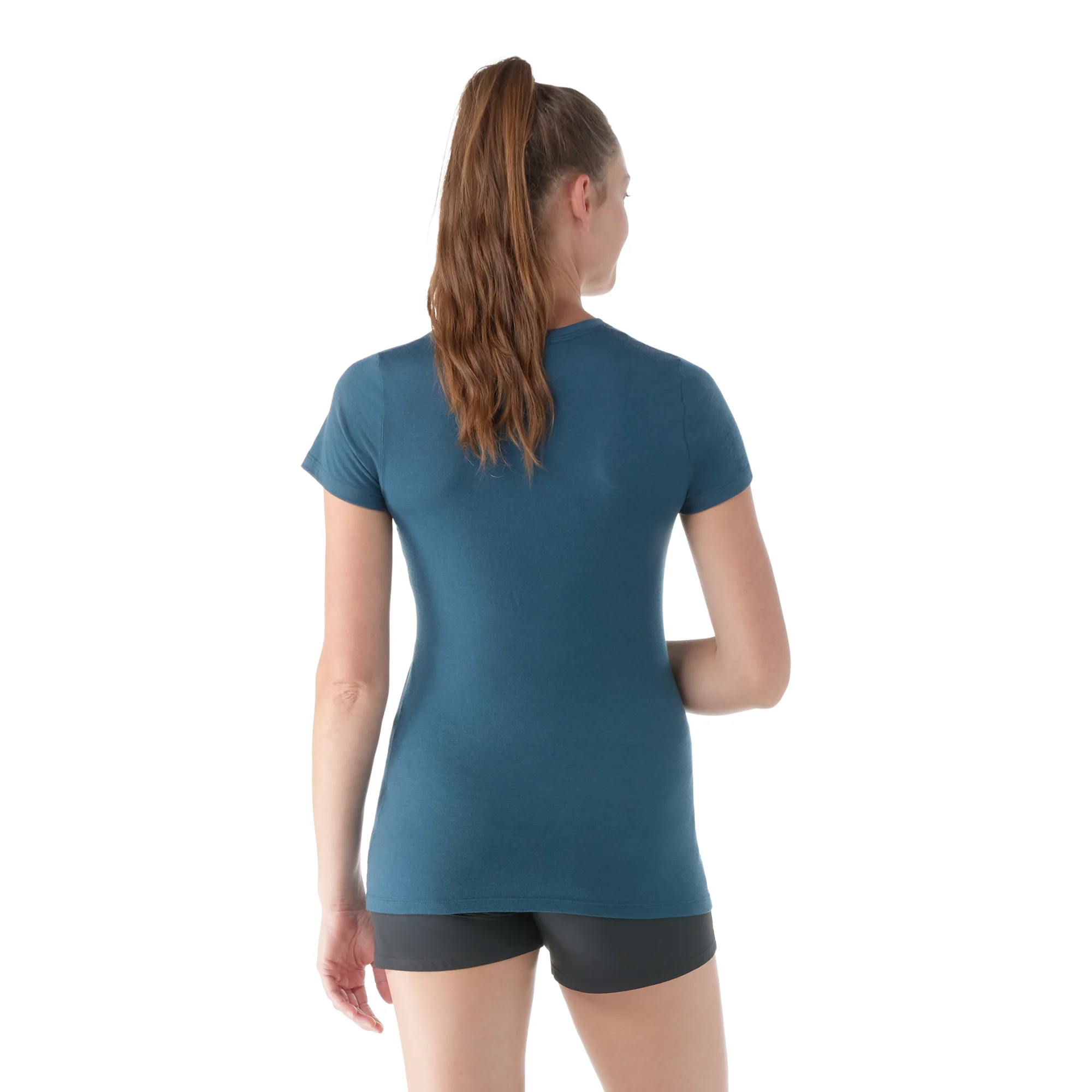 Smartwool Women's Merino Short Sleeve Technical Tee (Twilight Blue) - Image 2