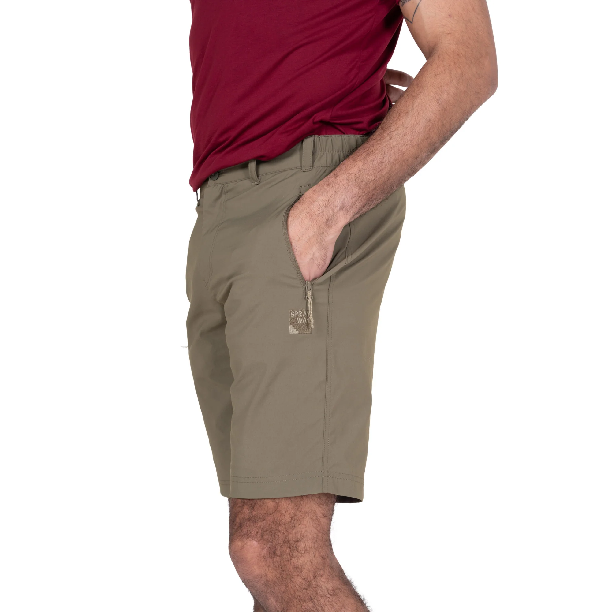 Sprayway Men's Compass Shorts (Brownstone) - Image 3