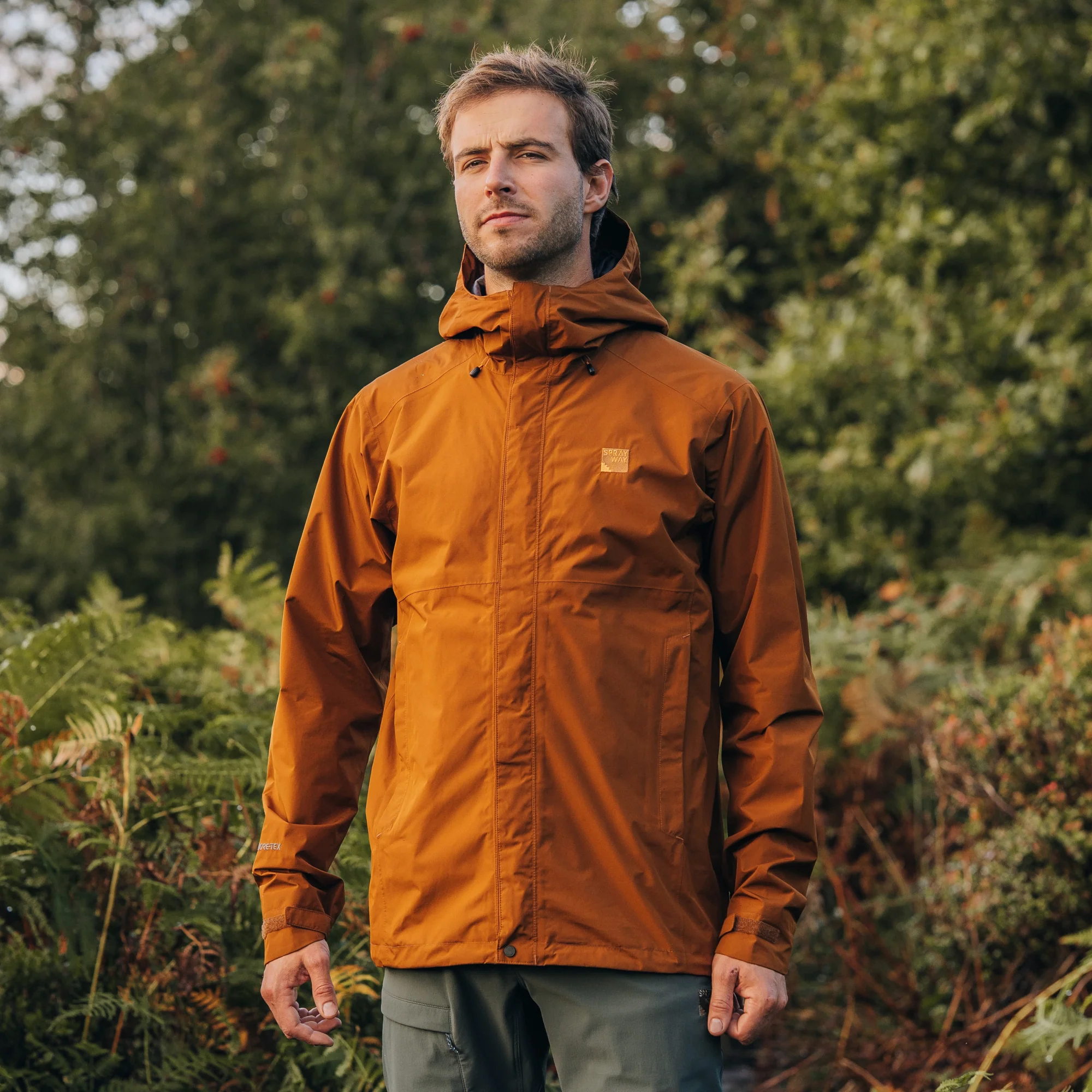 Sprayway Men's Maxen 2L Gore-Tex Jacket (Burnt Caramel) - Image 4