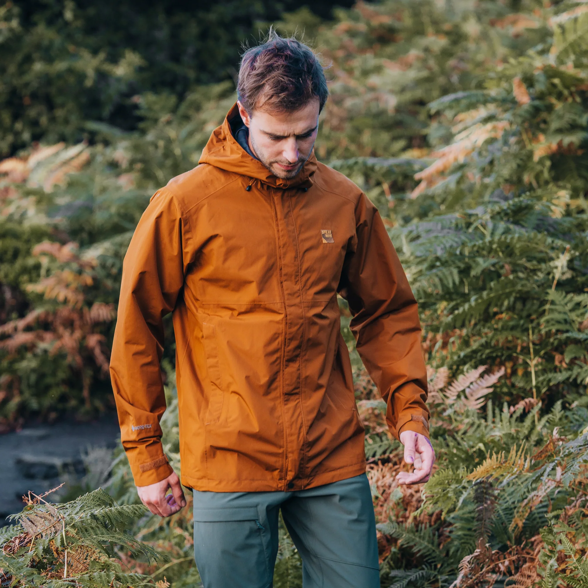 Sprayway Men's Maxen 2L Gore-Tex Jacket (Burnt Caramel) - Image 5