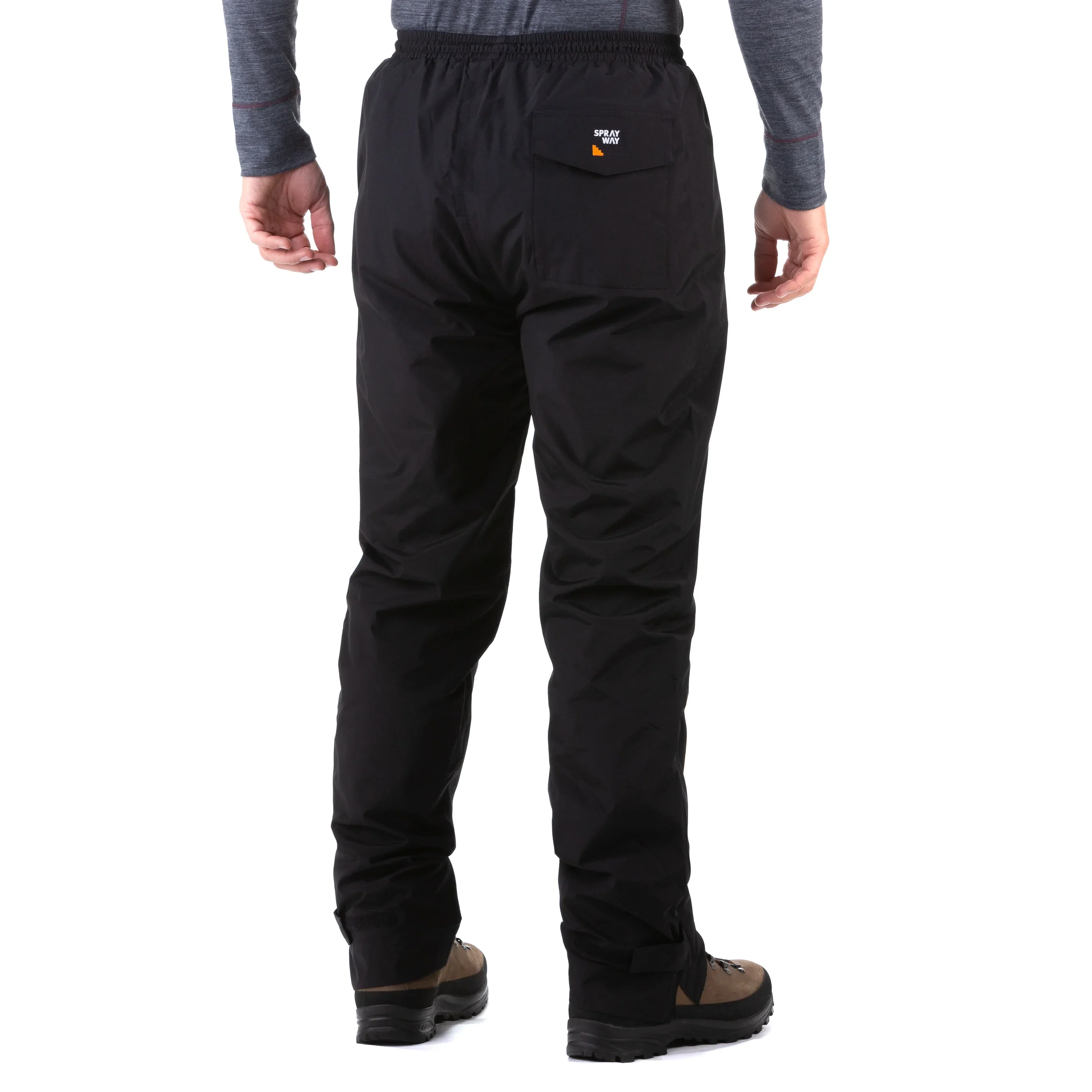 Sprayway Men's Santiago 2L Waterproof Over-Trousers (Black) - Image 2