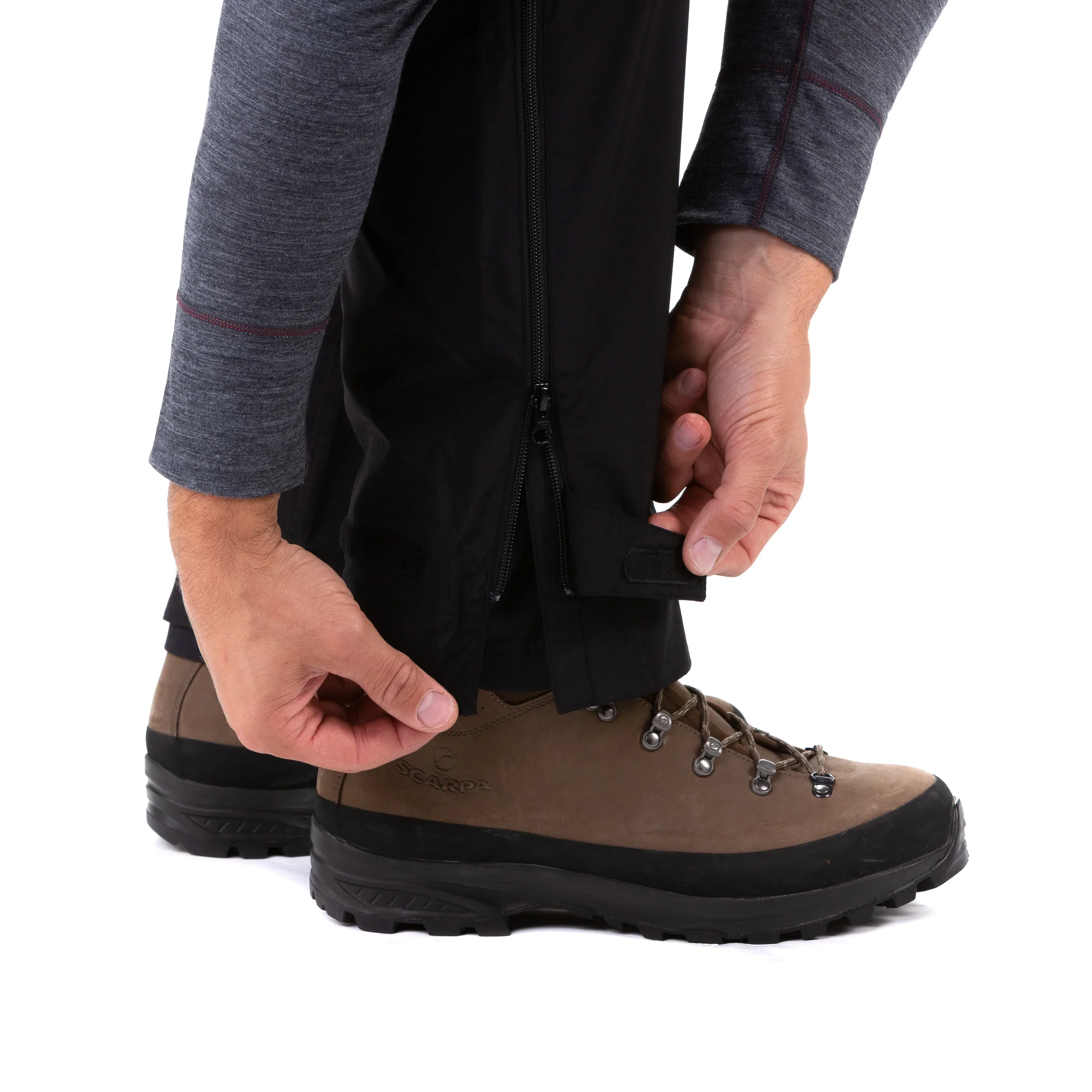 Sprayway Men's Santiago 2L Waterproof Over-Trousers (Black) - Image 4