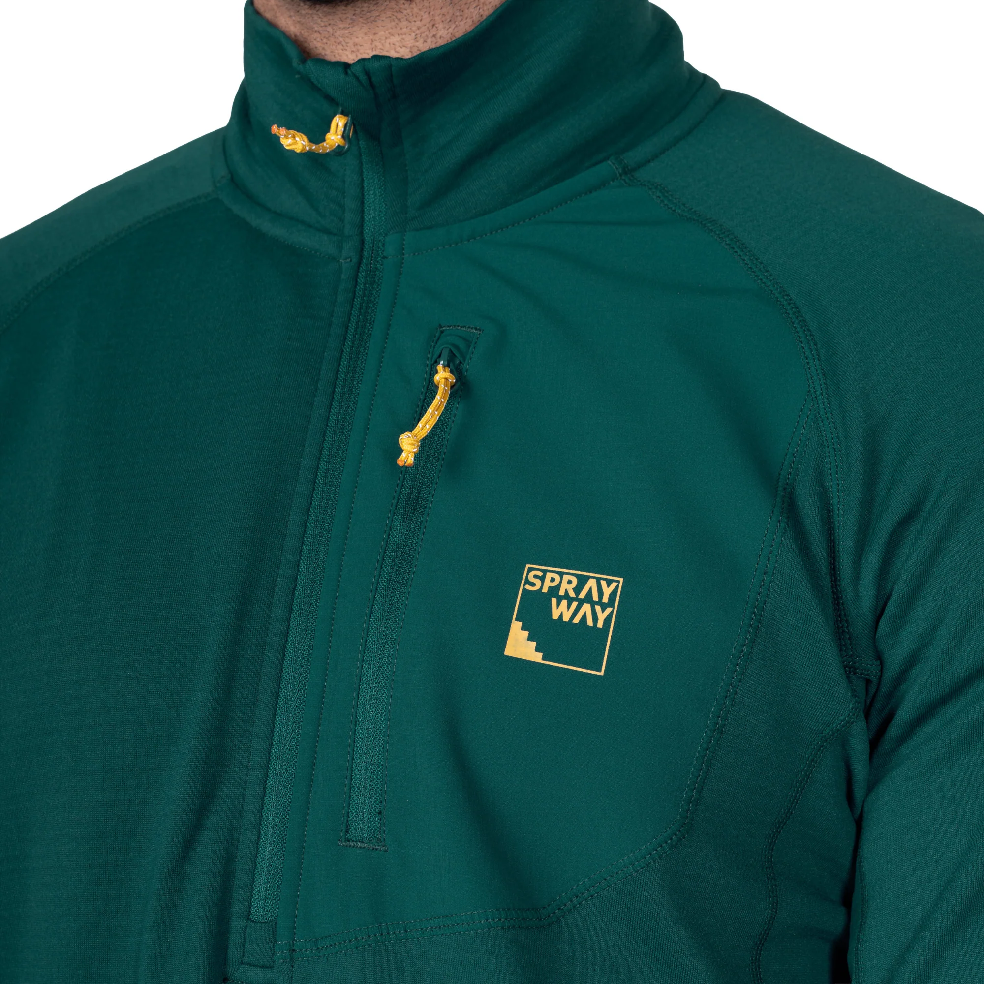 Sprayway Men's Tarn Half Zip Fleece Top (Dark Sea) - Image 4