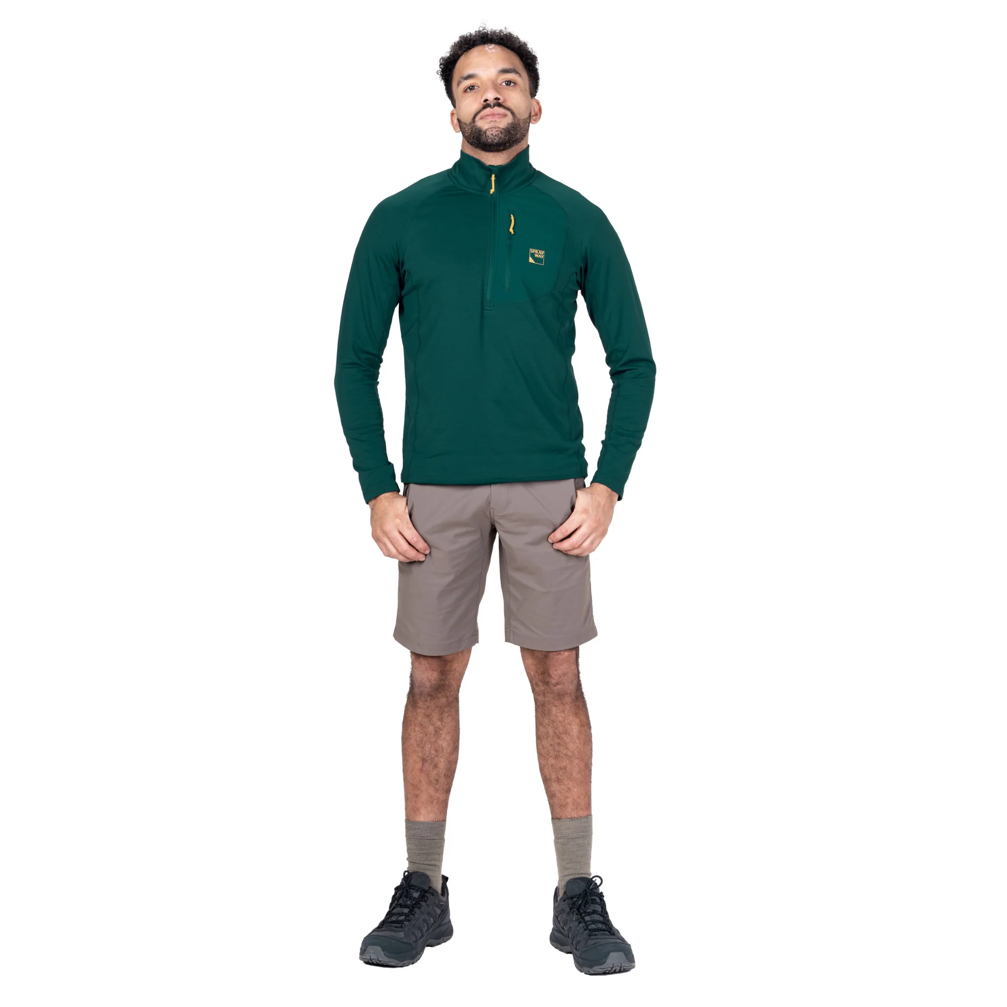 Sprayway Men's Tarn Half Zip Fleece Top (Dark Sea) - Image 6
