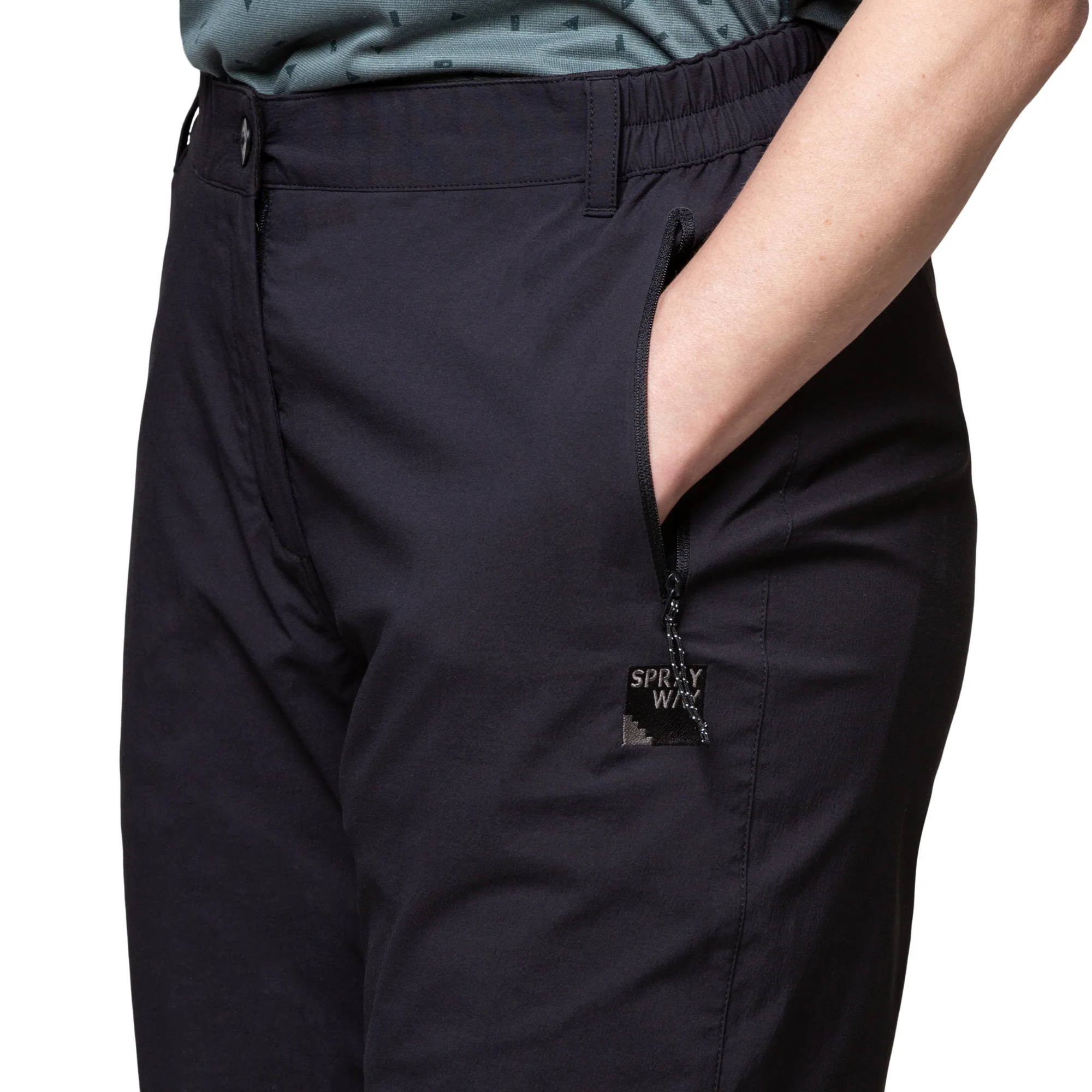 Sprayway Women's All Day Rainpant Waterproof Trousers (Black) - Image 5