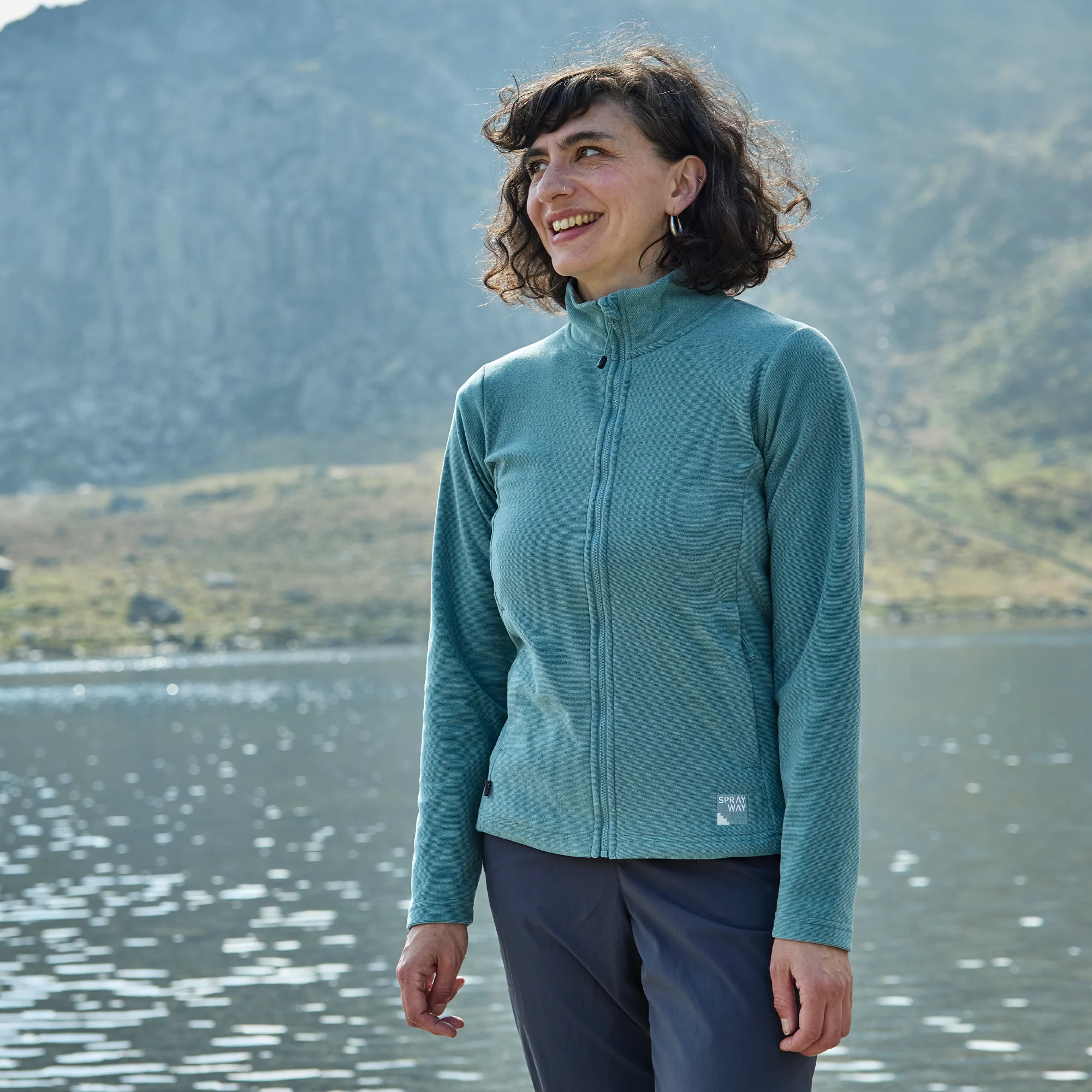 Sprayway Women's Dearg Full Zip Fleece (Arctic) - Image 5