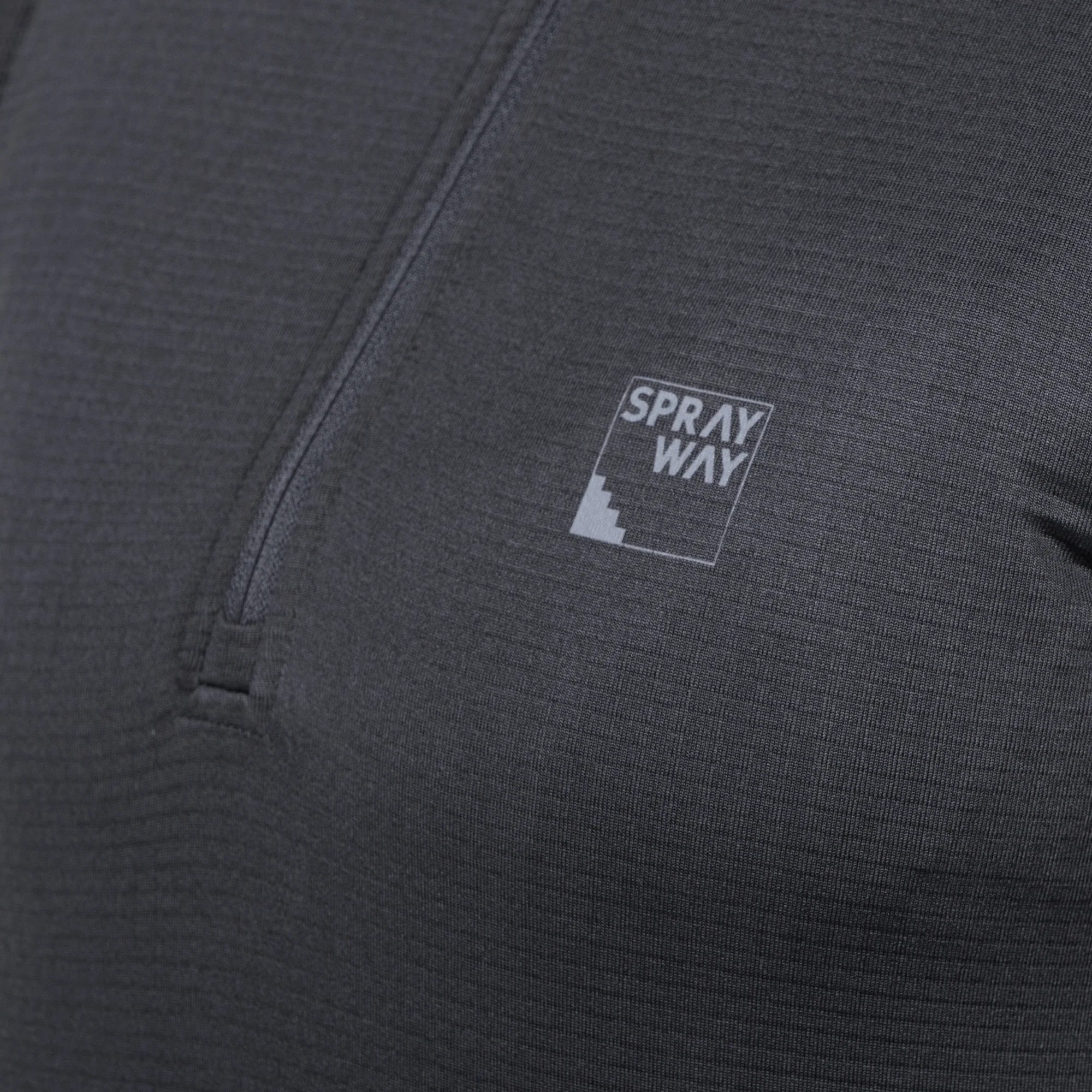 Sprayway Women's Effra Half Zip Base Layer Top (Black) - Image 7