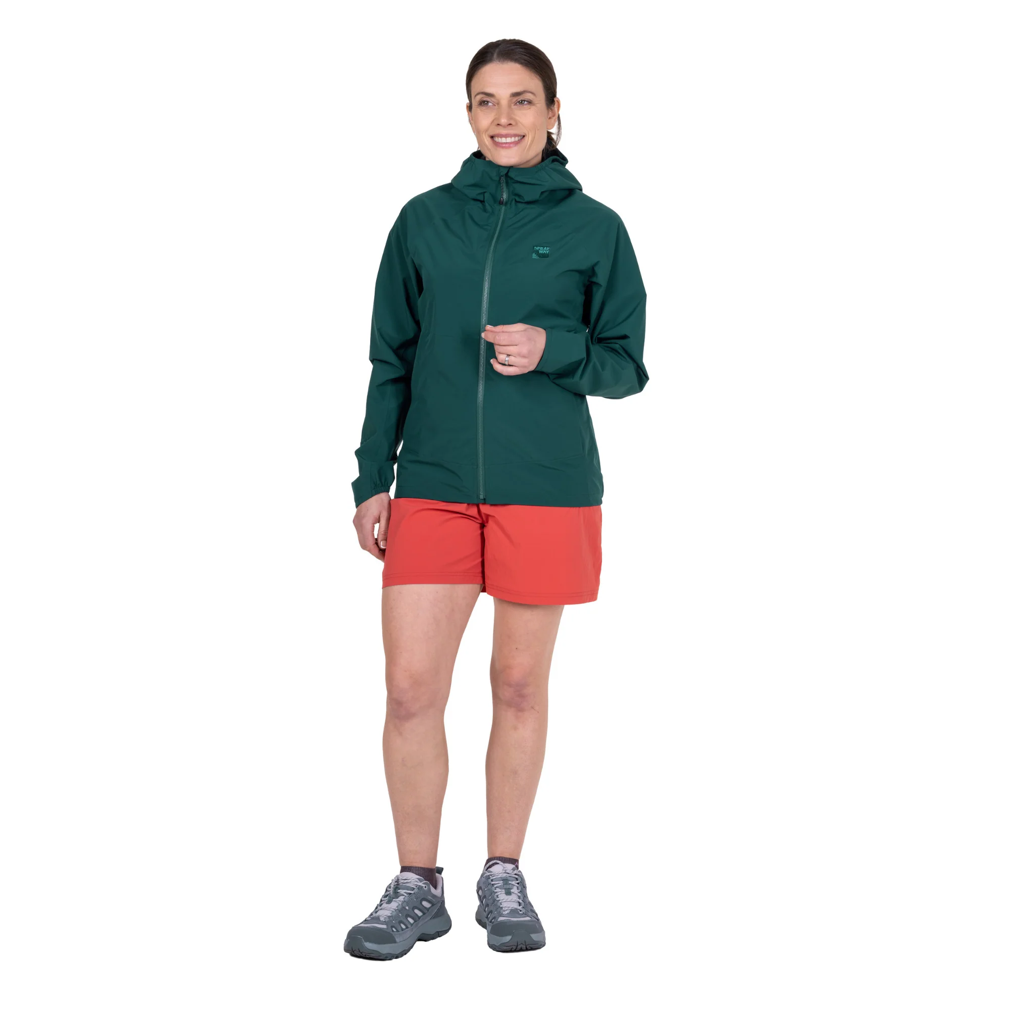 Sprayway Women's Fen 2.5L Waterproof Jacket (Dark Sea) - Image 8