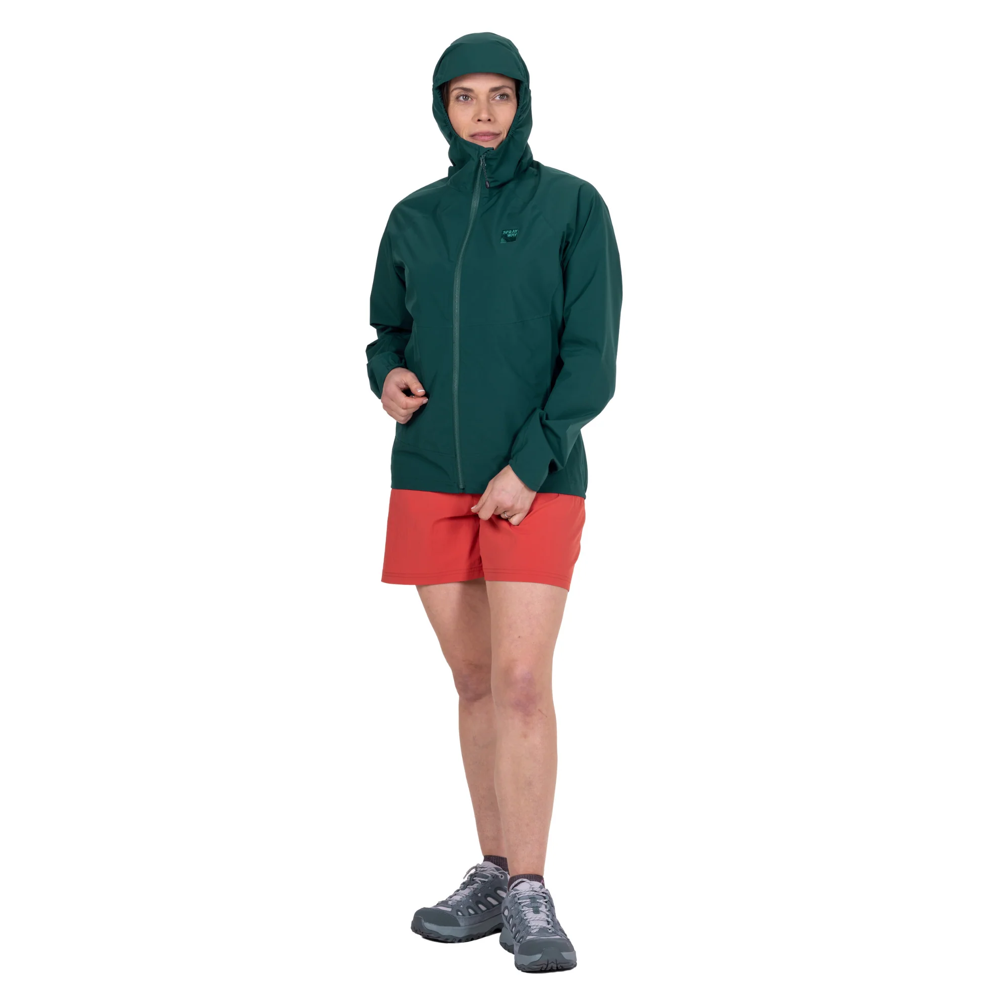Sprayway Women's Fen 2.5L Waterproof Jacket (Dark Sea) - Image 9