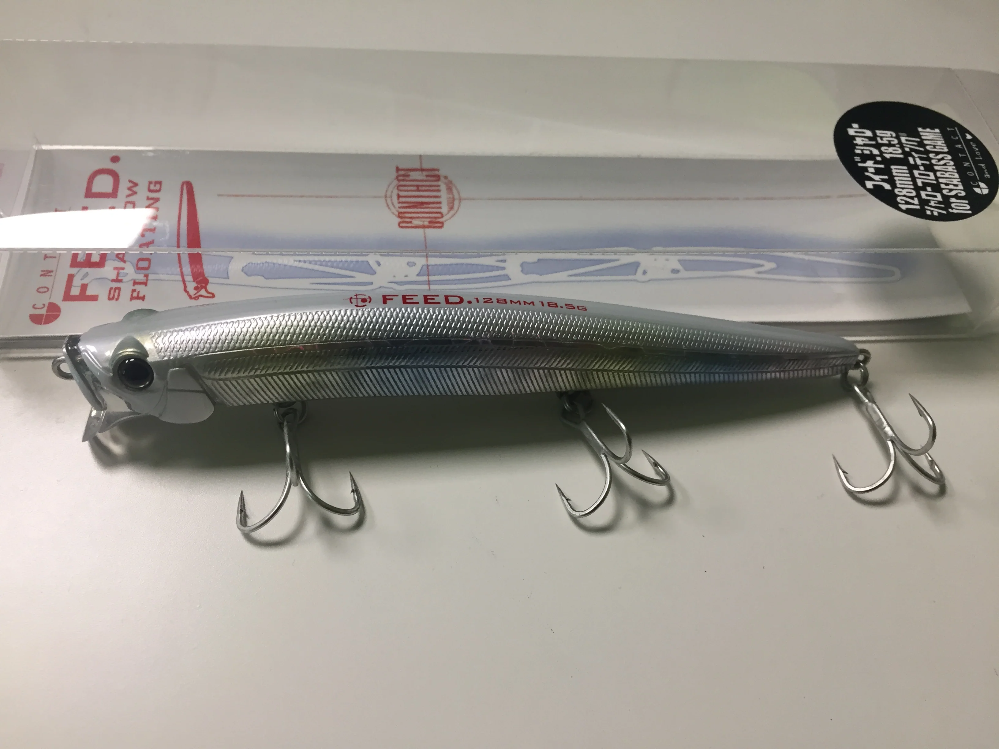 Tackle House Contact Feed Shallow Lure (18.5g/Floating/12.8cm)(14 - Pearl Rainbow AHG) - Image 3