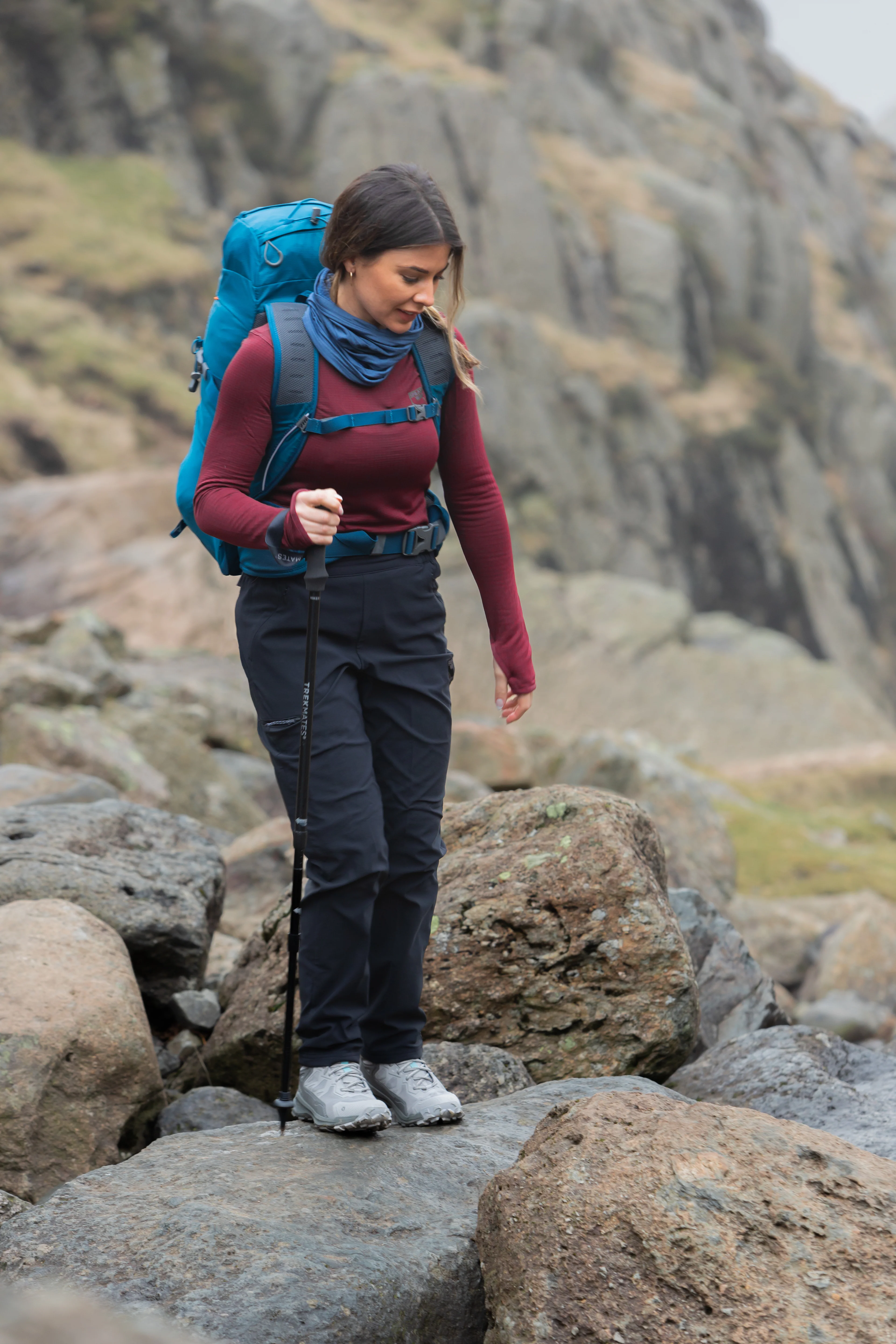 Trekmates Hiker Shock Single Pole (Black) - Image 20