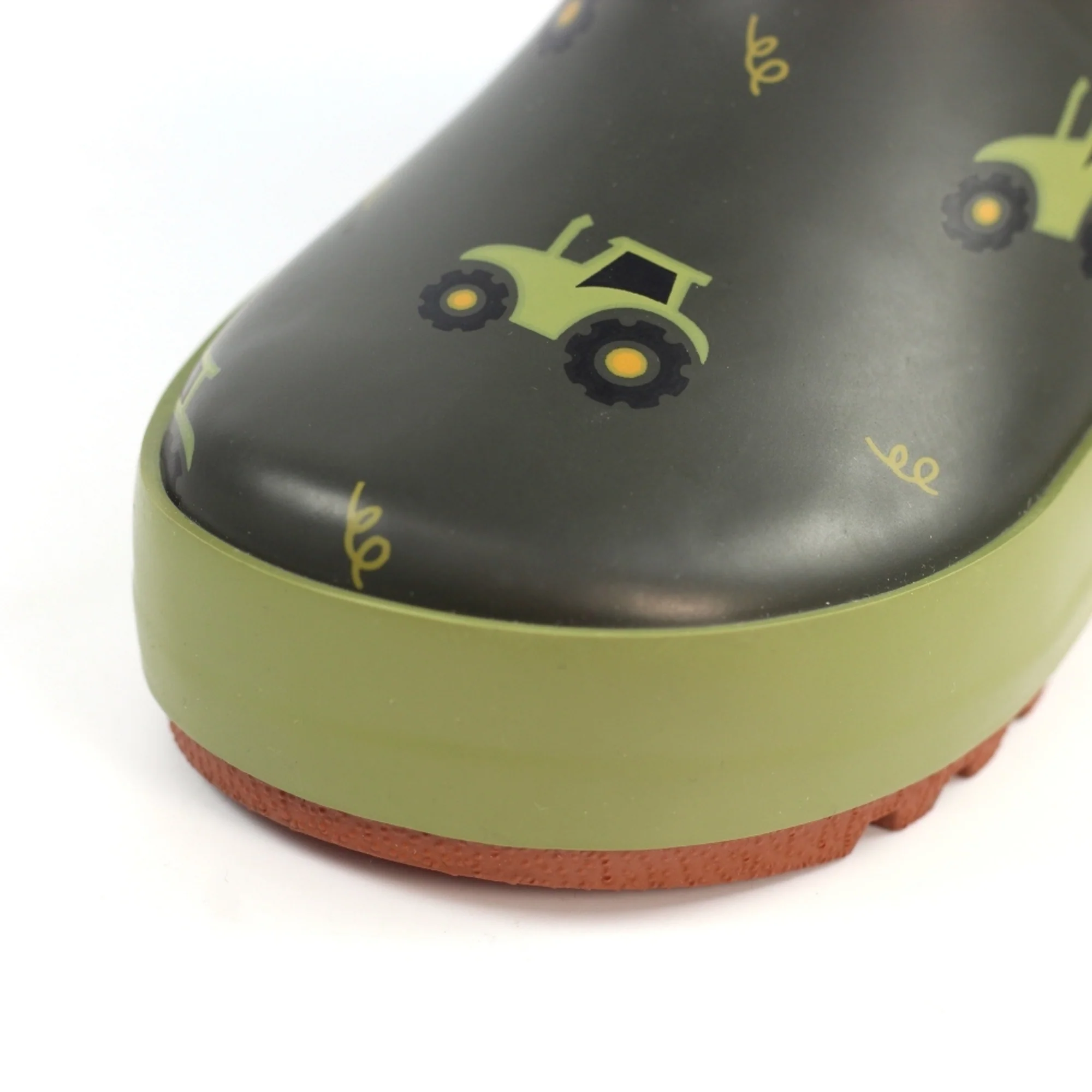 Lazy Dogz Toddler Tractor Green Wellies (Green)(Sizes EU22-29) - Image 4