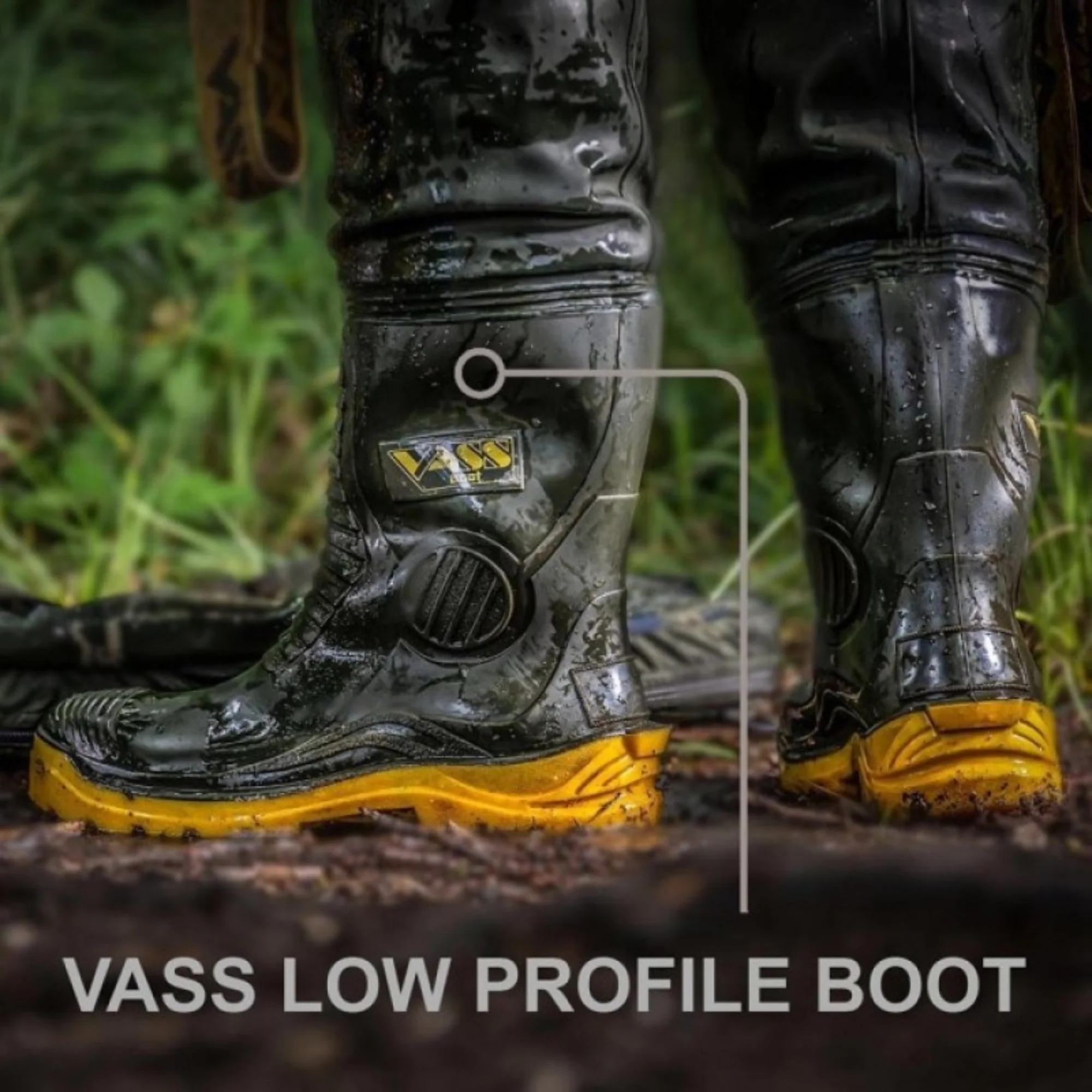 Vass Unisex Vass-Tex 700 Edition Bootfoot Non Studded Chest Waders (Green) - Image 5