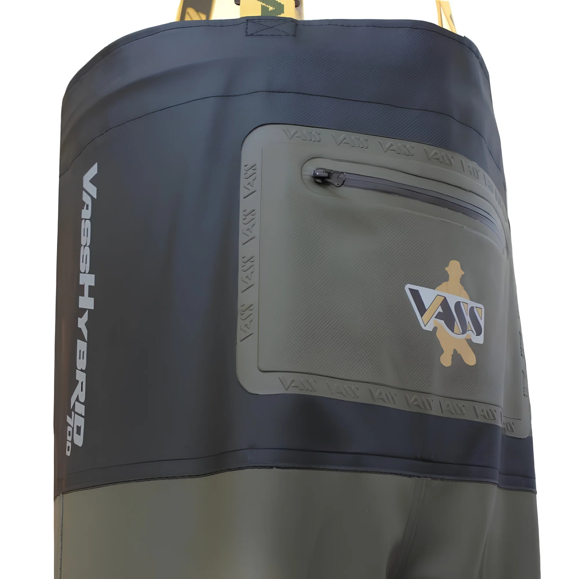 Vass Unisex Hybrid 700 Bootfoot Chest Waders (Khaki) - Image 3
