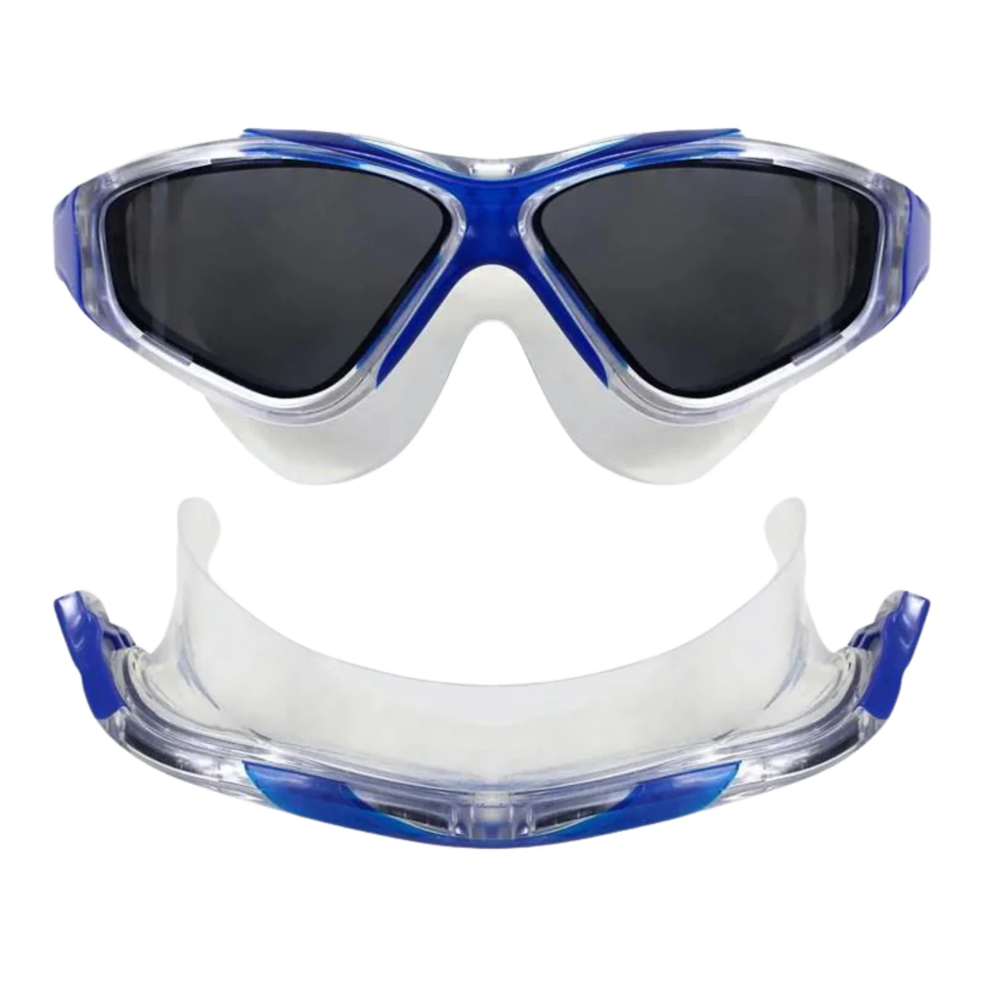Zone 3 Vision Max Clear Lens Mask (Blue/Clear) - Image 3