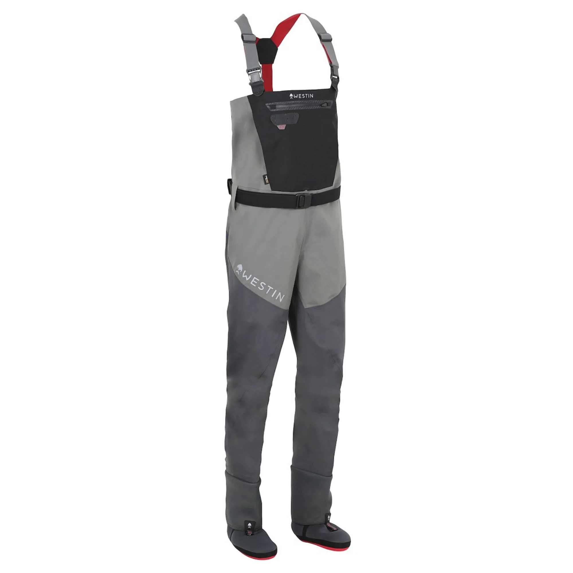 Westin Unisex W8 Stocking Foot Chest Waders (Dark Shadow) - Image 2