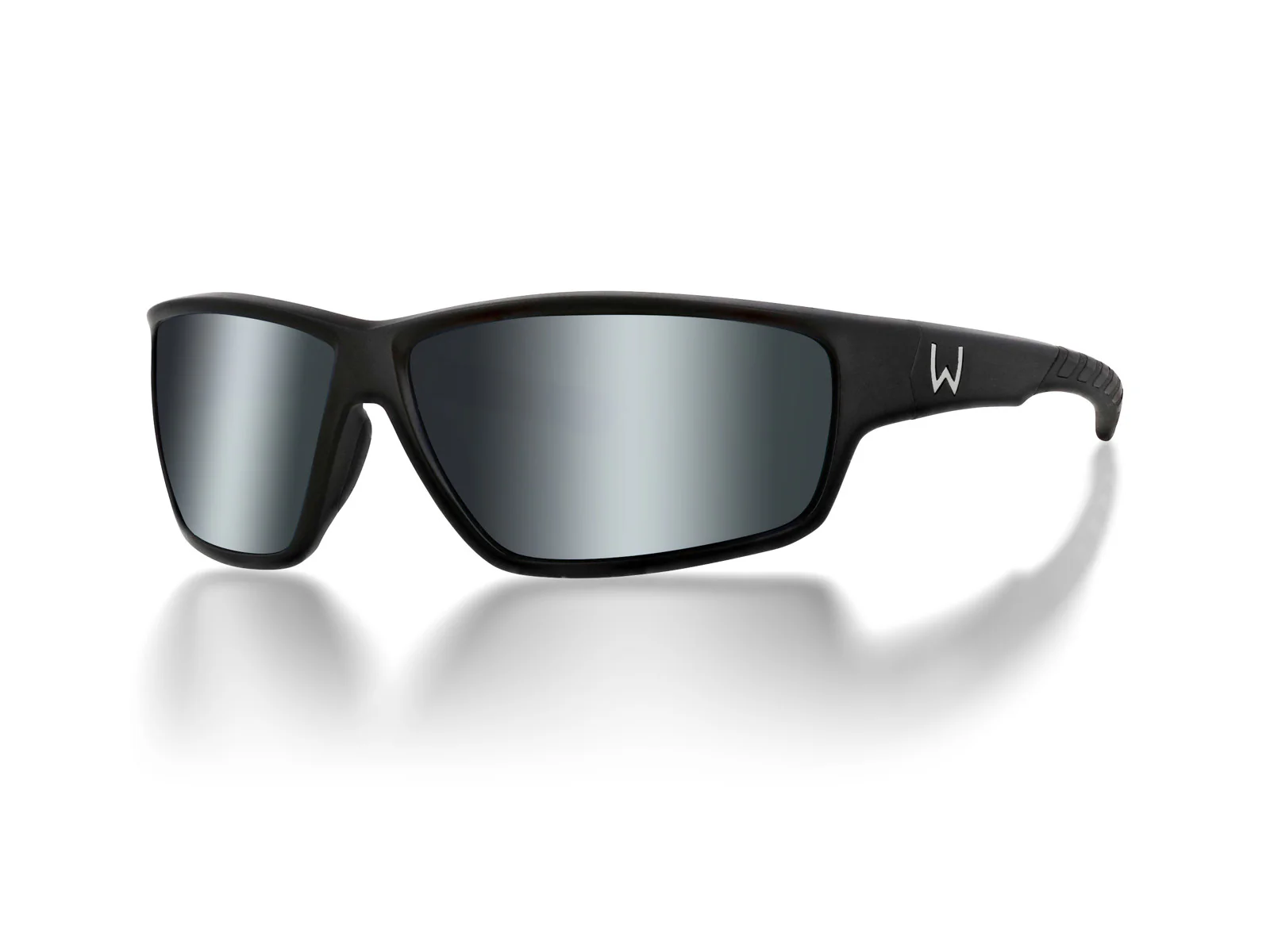 Westin W6 Sport 20 Polarized Sunglasses (Matte Black/Lens Base Smoke/Lens Mirror Silver Flash/Anti-Reflex Blue) - Image 3