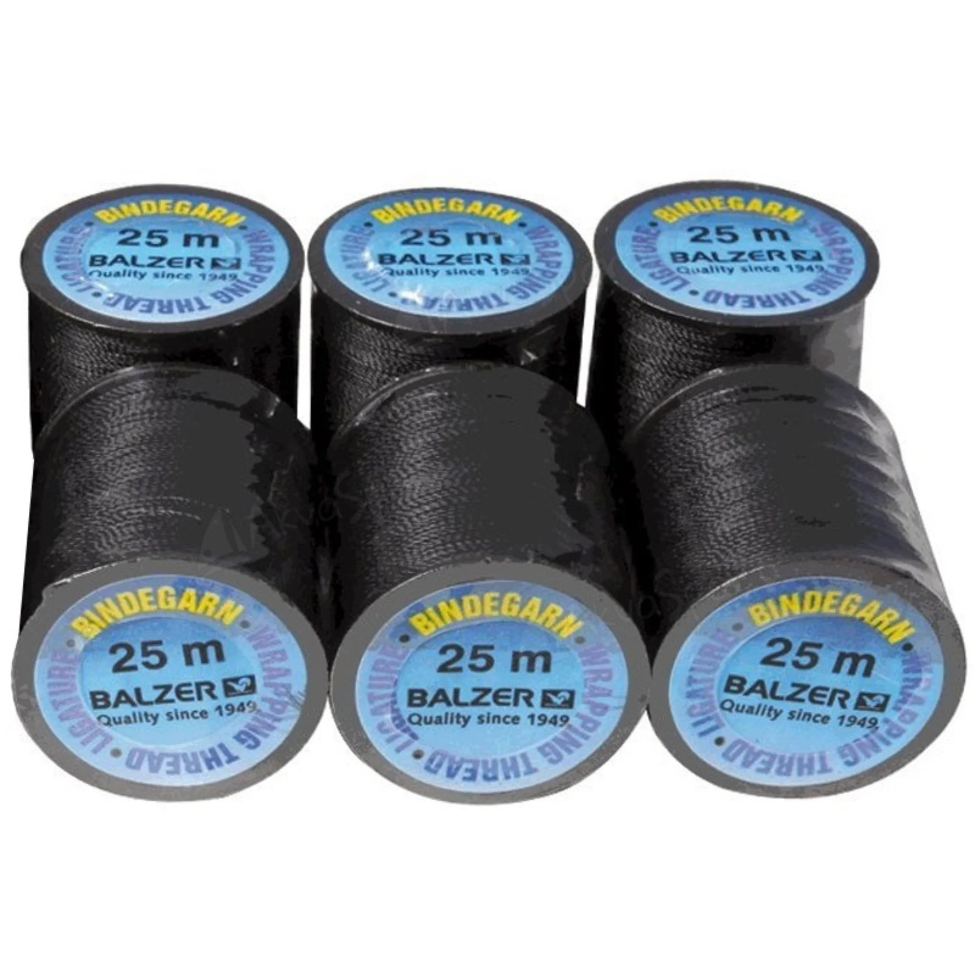 Balzer Whipping Thread Single Spool (Black)(25m)
