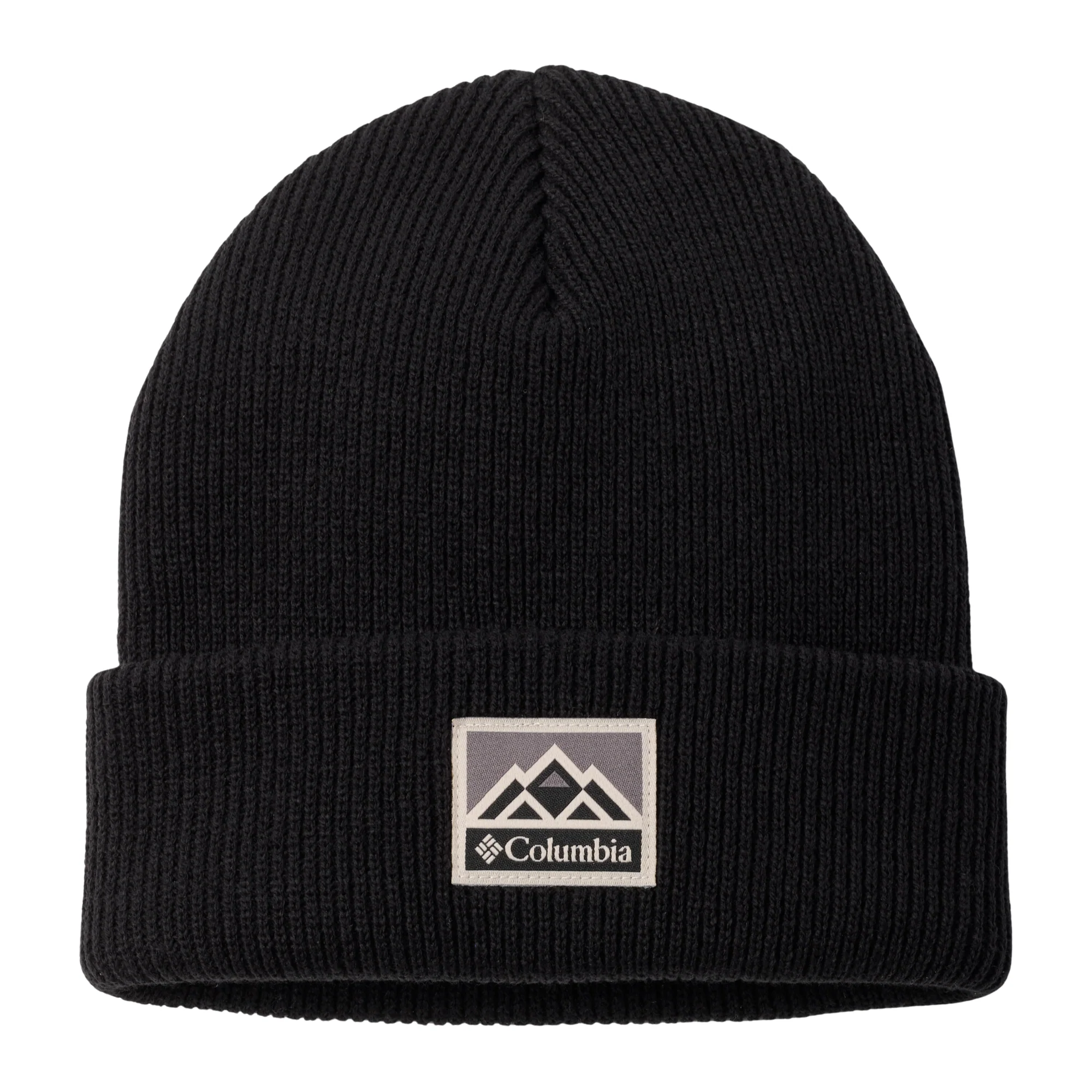 Columbia Unisex Whirlibird Cuffed Beanie Hat (Black/Mountains)