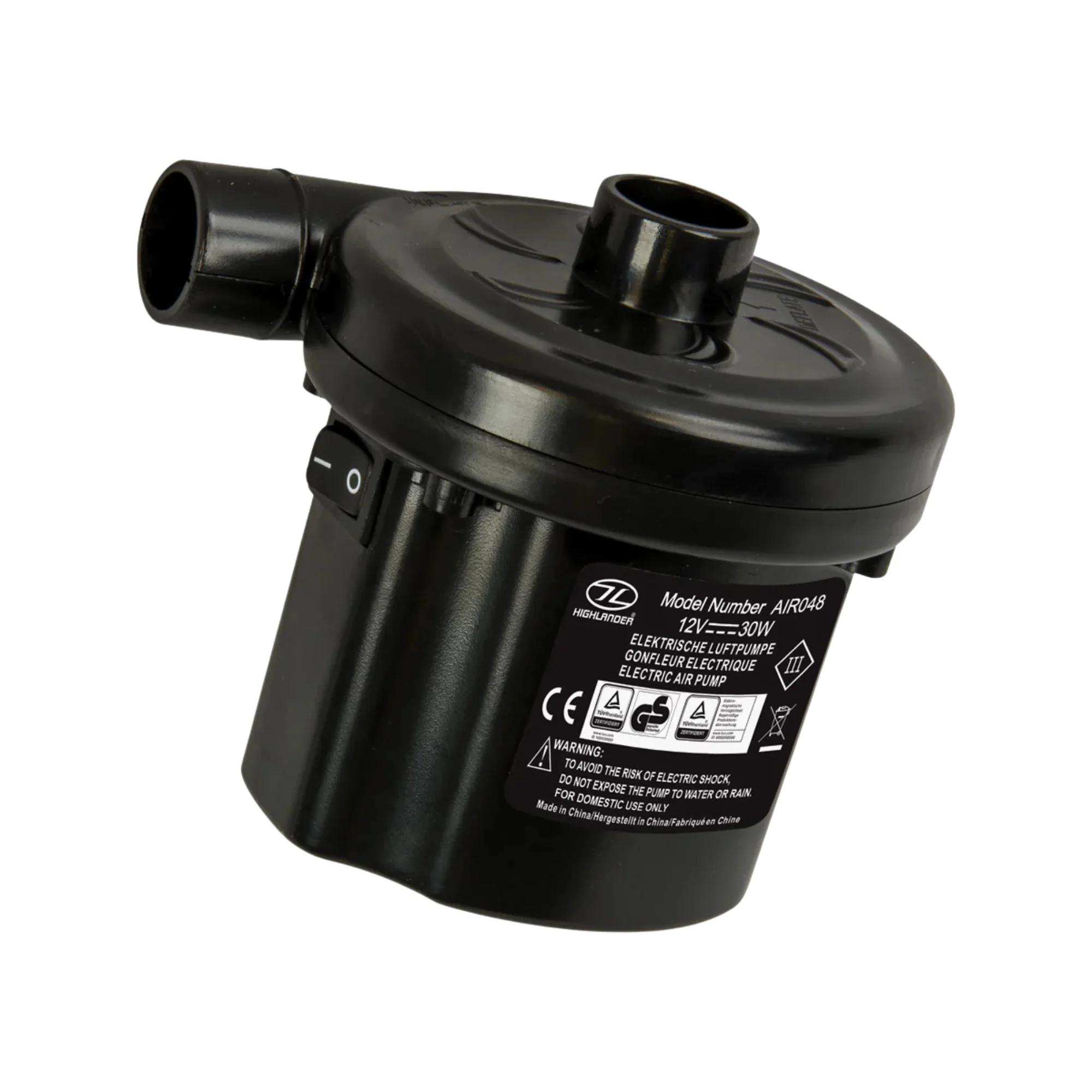 Highlander Whirlwind Dual Electric Pump (230V/12V)