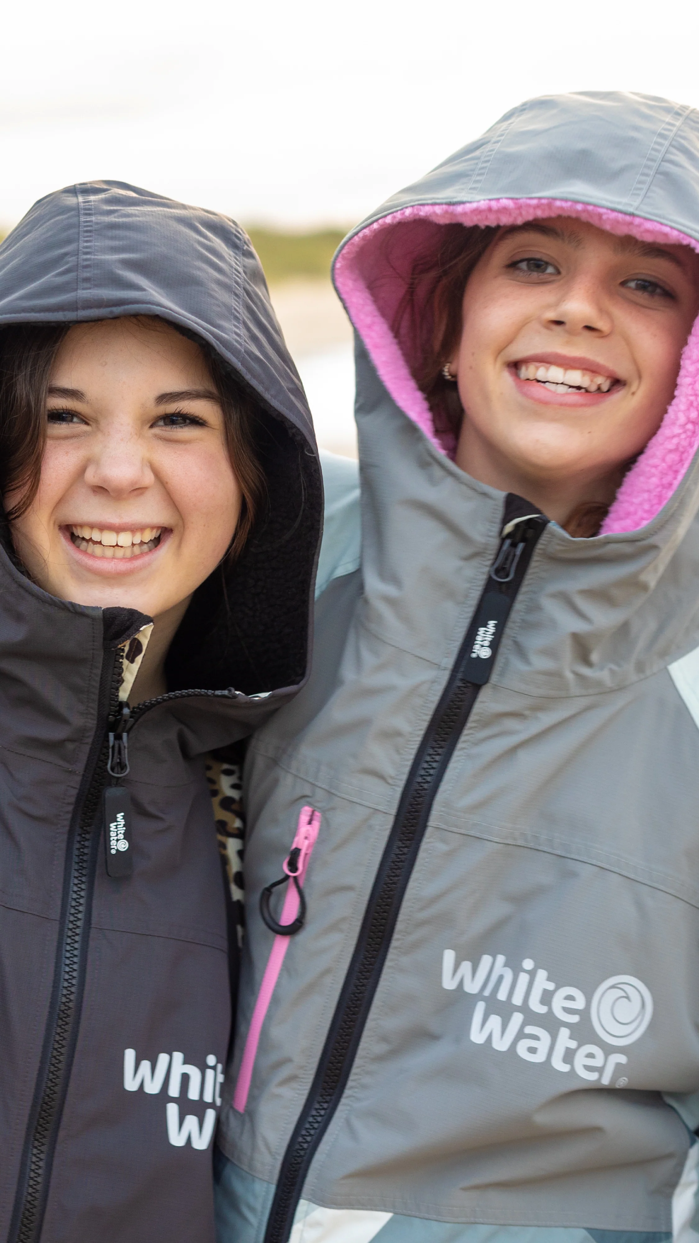 White Water Robes Unisex Hardshell Changing Robe - Adults (Arctic Camo/Pink Lining) - Image 17