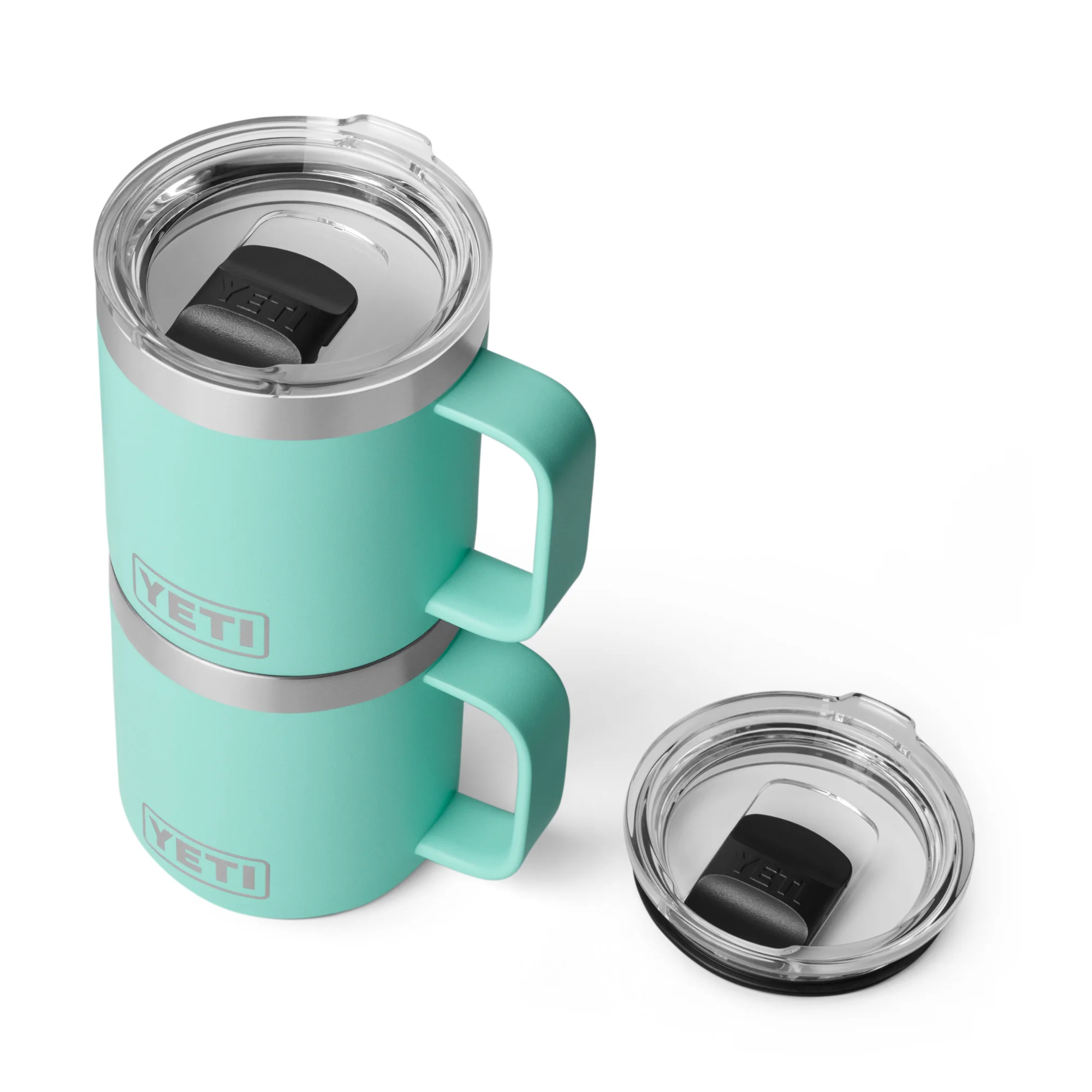 Yeti Rambler 10oz/295ml Ceramic Mug with Magslider Lid (Seafoam) - Image 5