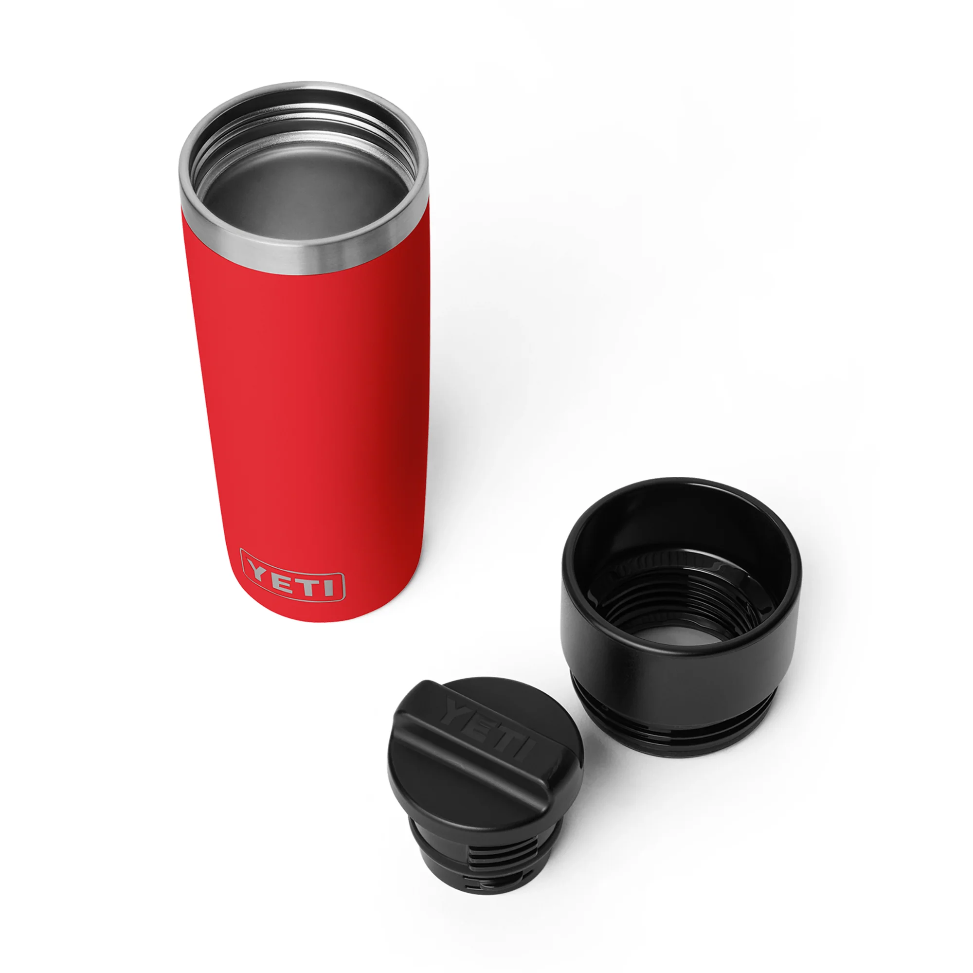 Yeti Rambler 16oz/475ml Travel Bottle with Commuter Cap (Rescue Red) - Image 4