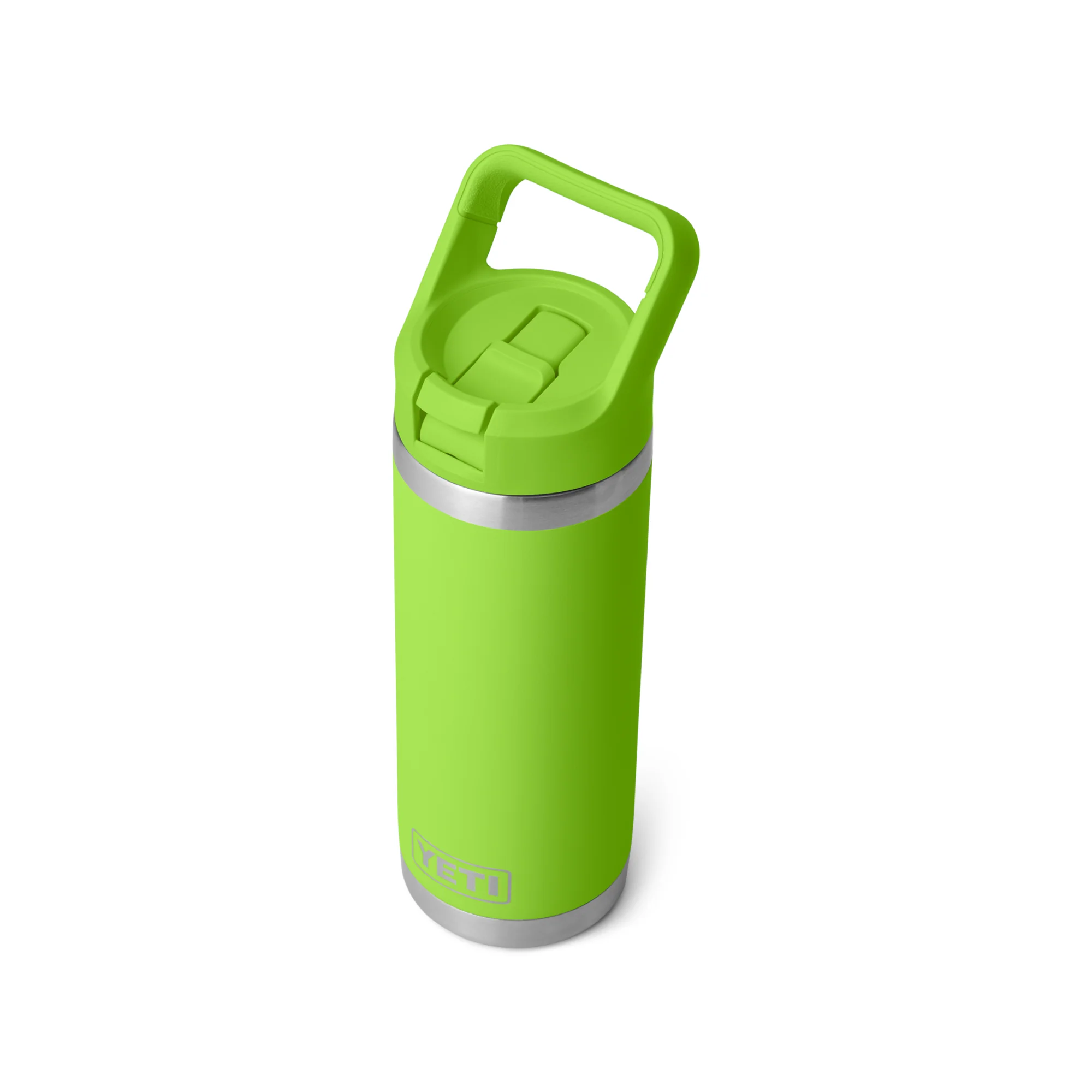Yeti Rambler 18oz/532ml Insulated Bottle with Colour Straw Cap (Venom) - Image 4