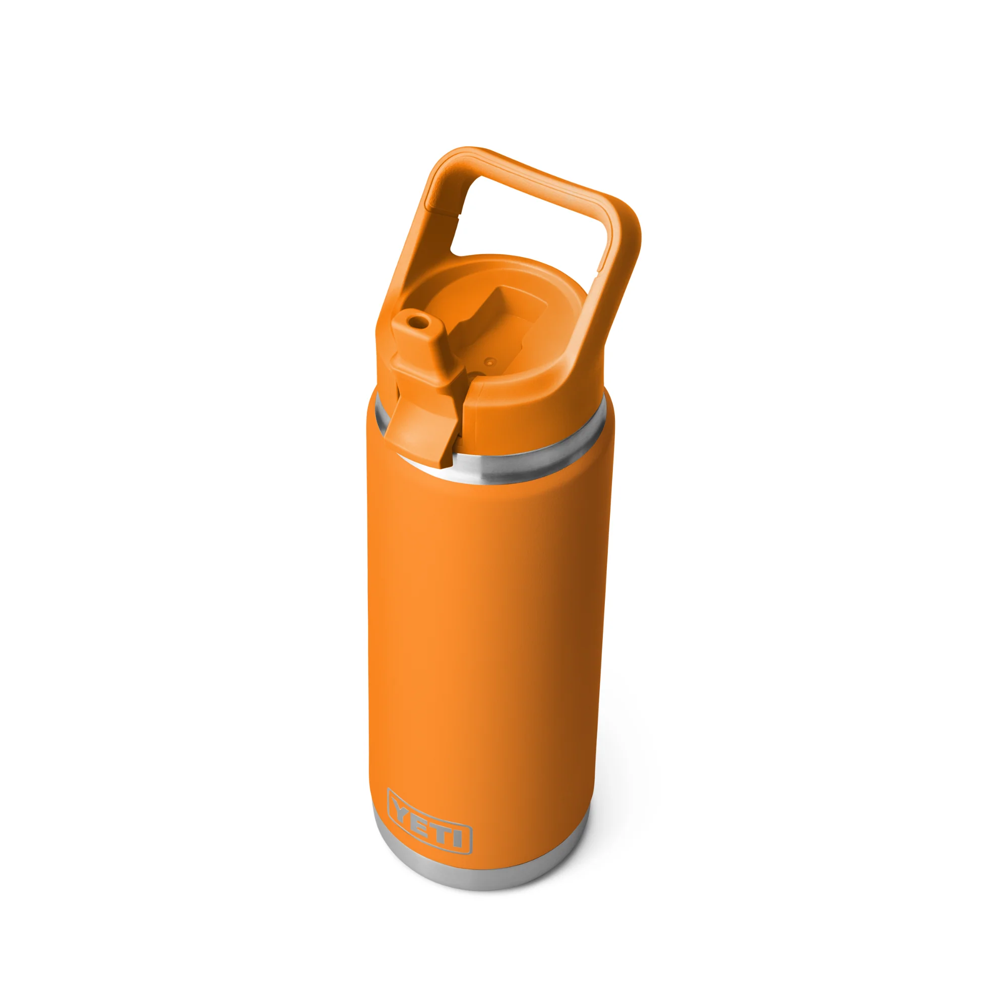 Yeti Rambler 26oz/769ml Insulated Bottle with Colour Straw Cap (King Crab) - Image 4