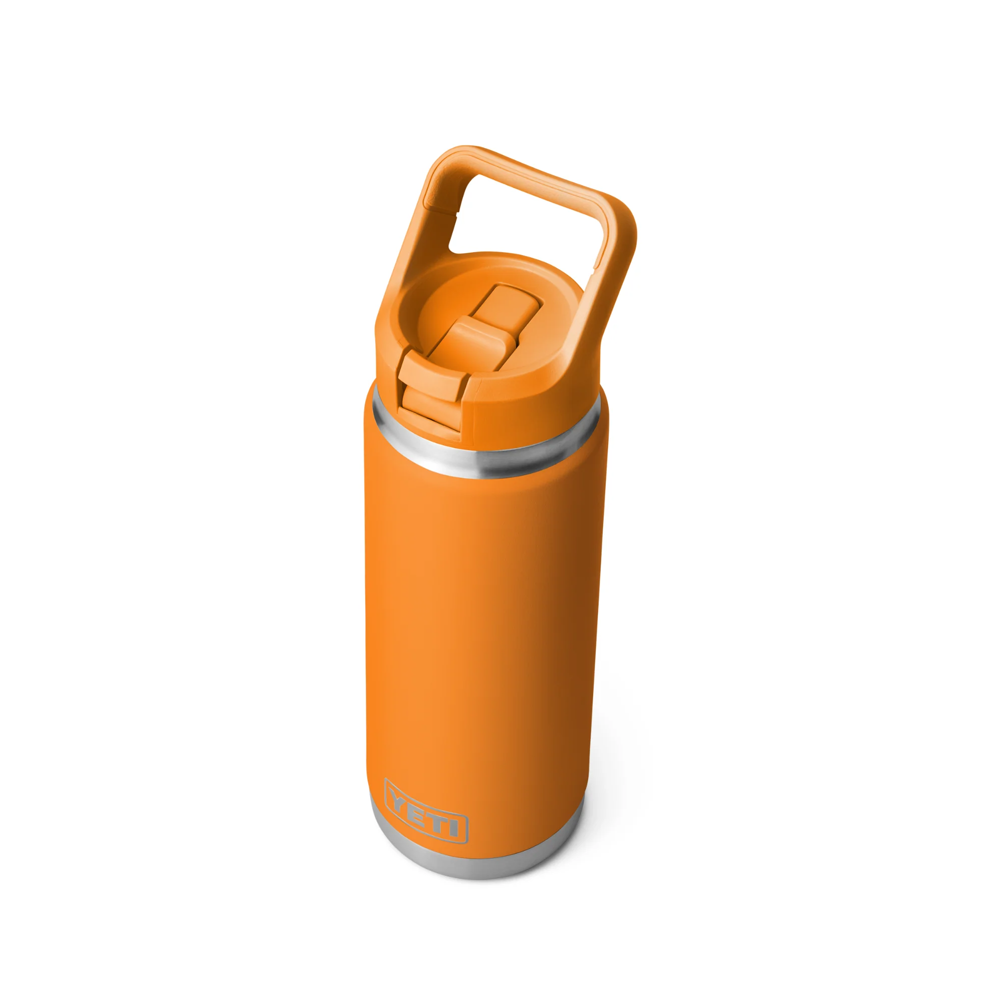 Yeti Rambler 26oz/769ml Insulated Bottle with Colour Straw Cap (King Crab) - Image 5