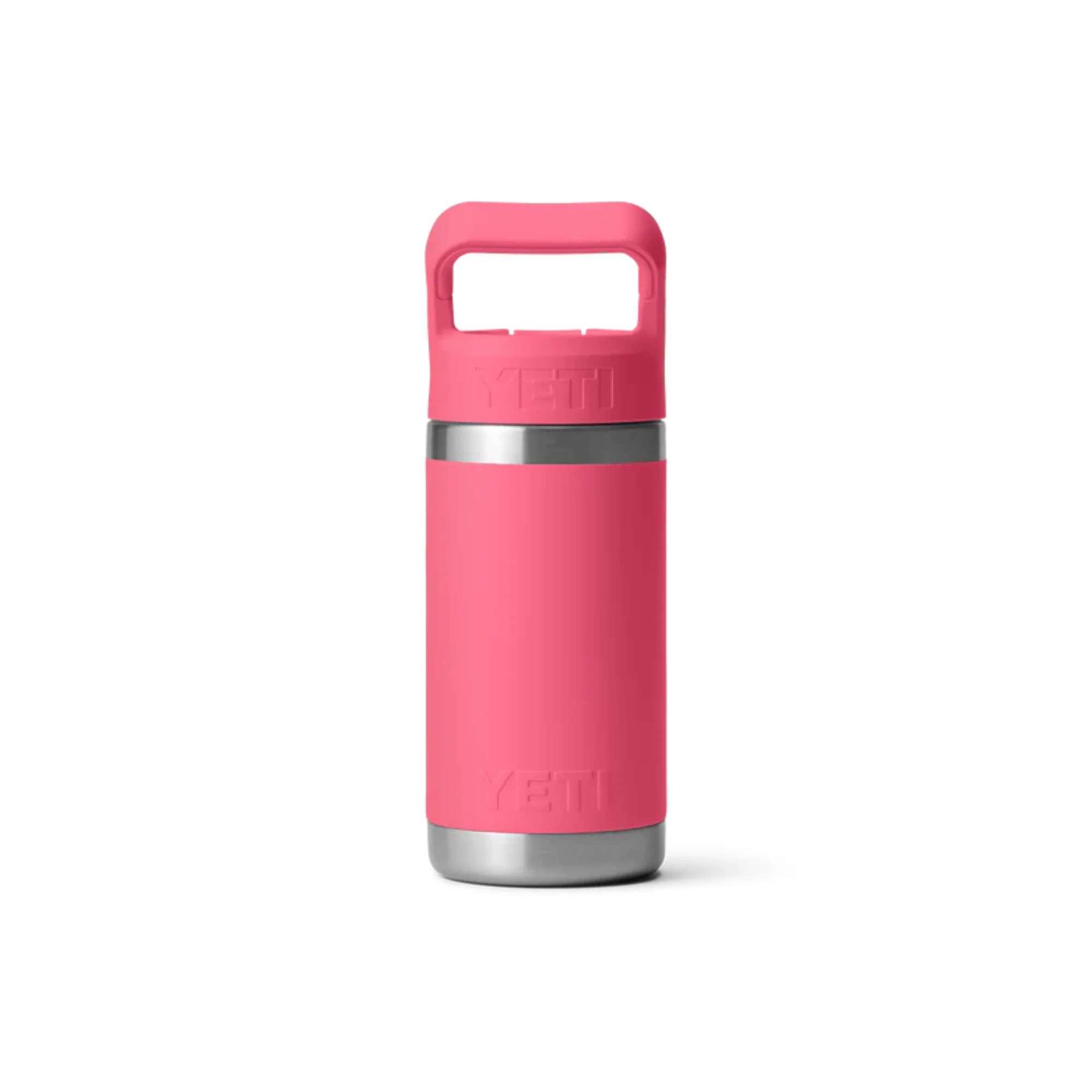 Yeti Rambler 12oz/355ml Junior Bottle with Colour Straw Cap (Tropical Pink) - Image 2