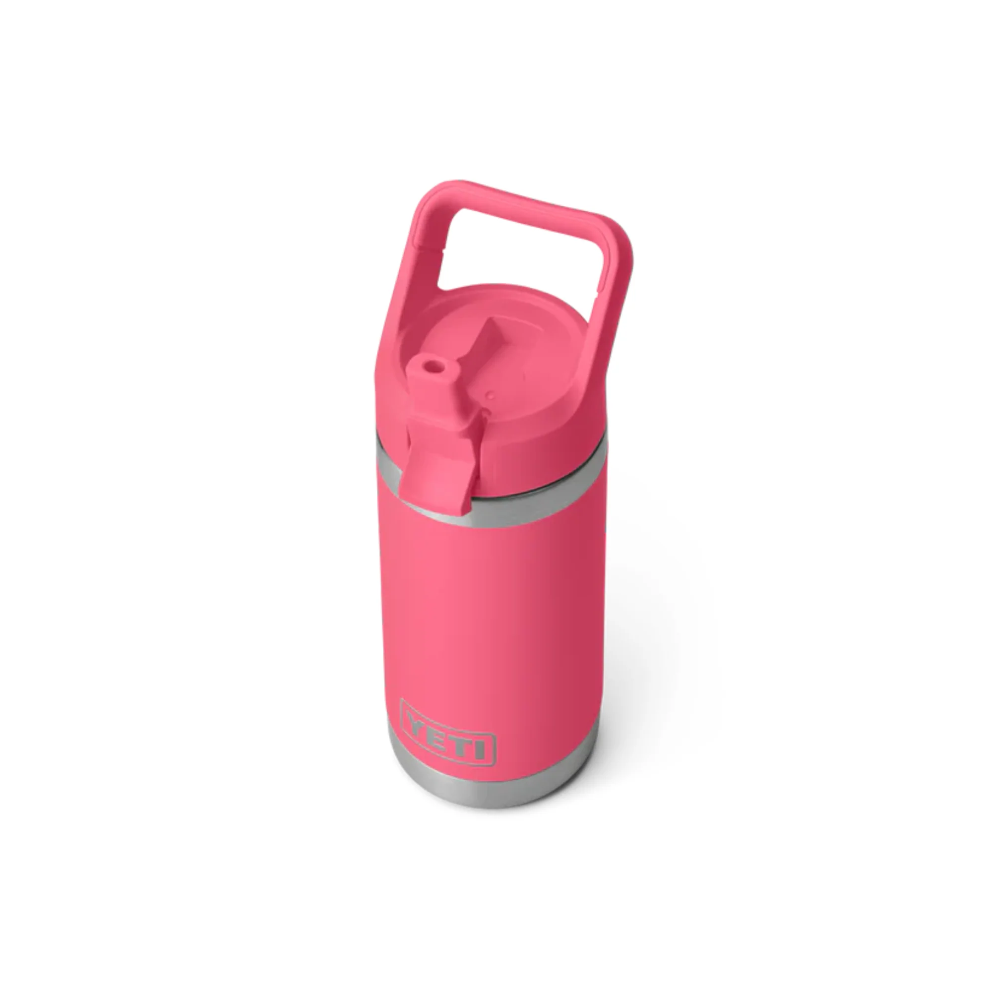 Yeti Rambler 12oz/355ml Junior Bottle with Colour Straw Cap (Tropical Pink) - Image 3