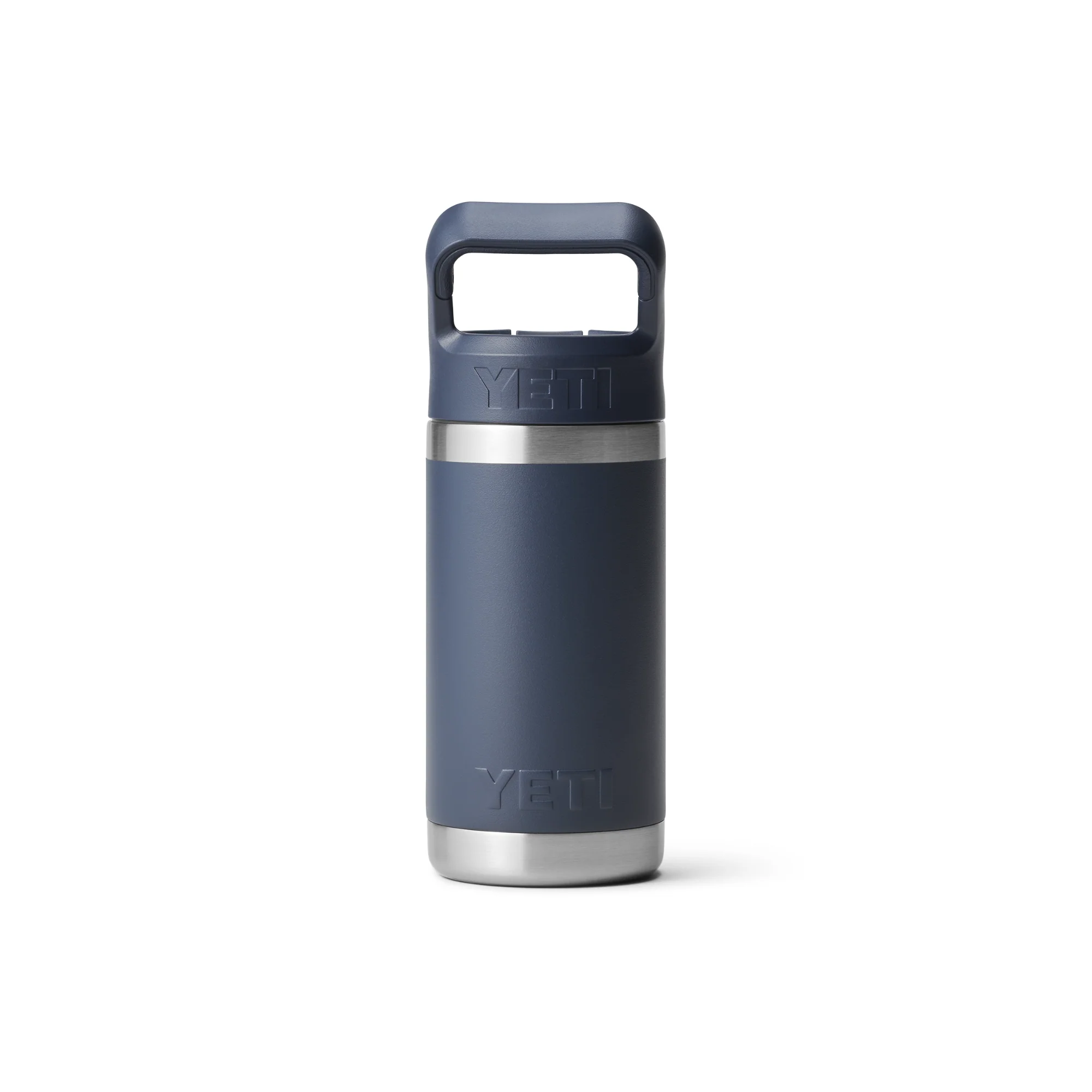 Yeti Rambler 12oz/355ml Junior Bottle with Colour Straw Cap (Navy) - Image 2