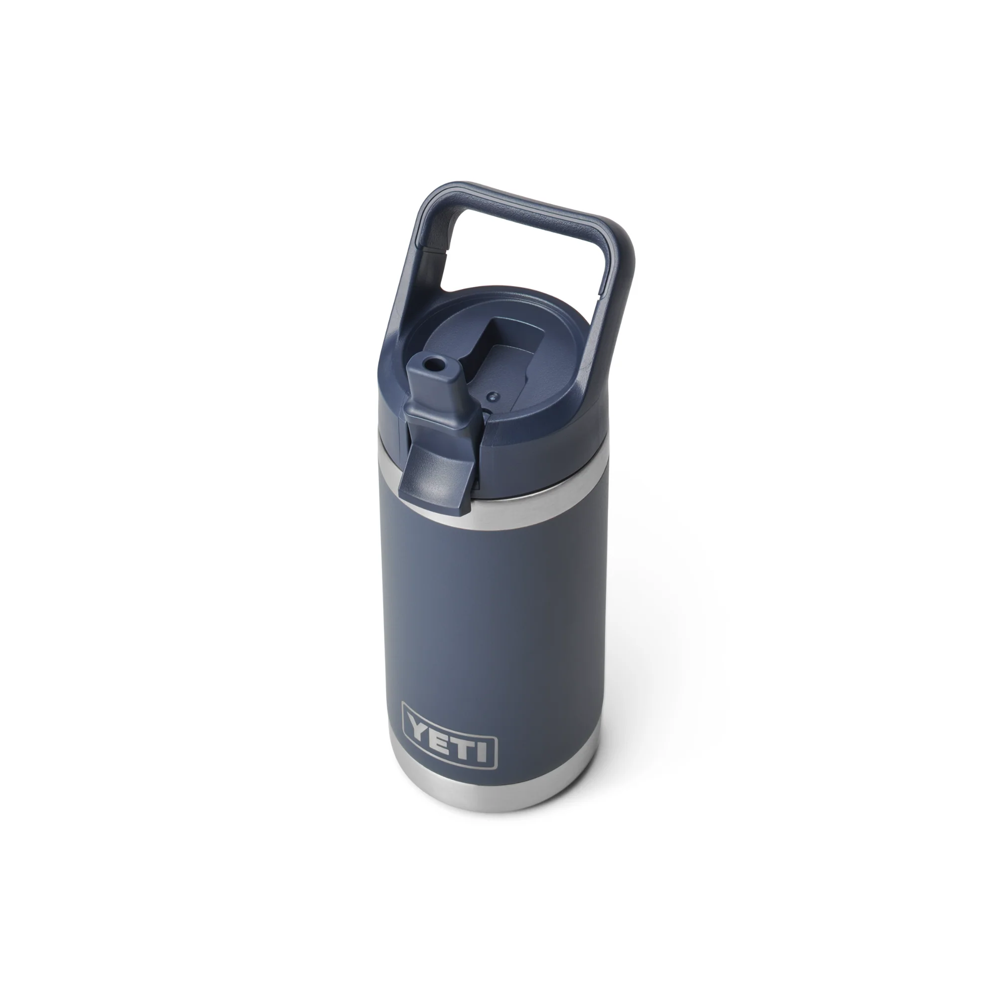 Yeti Rambler 12oz/355ml Junior Bottle with Colour Straw Cap (Navy) - Image 3
