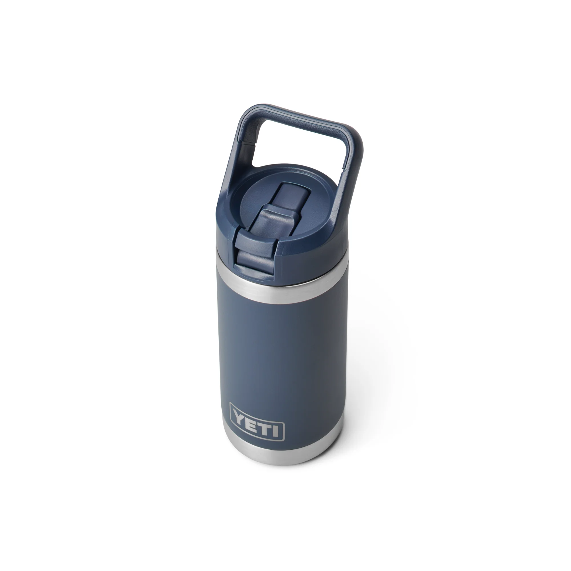 Yeti Rambler 12oz/355ml Junior Bottle with Colour Straw Cap (Navy) - Image 4