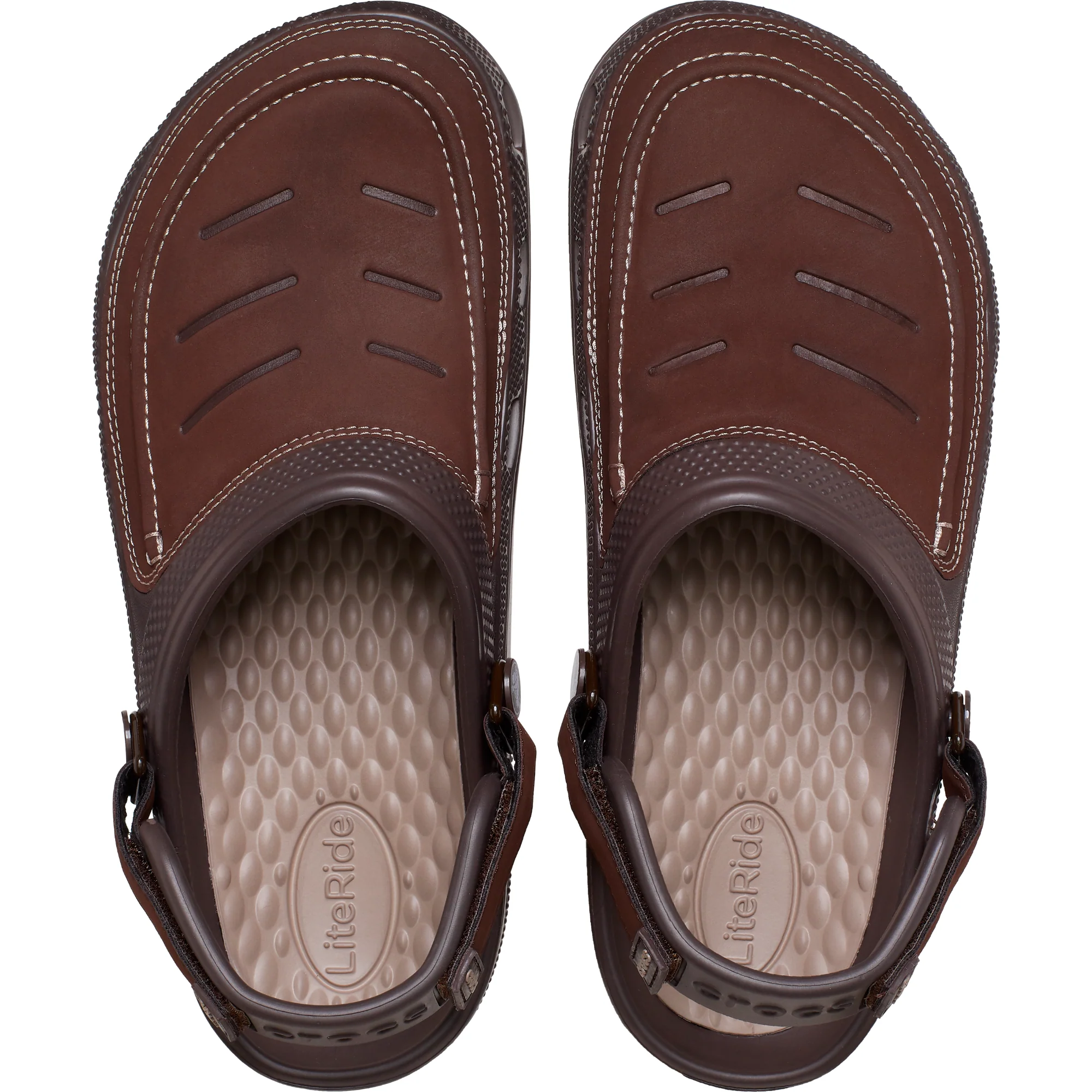 Crocs Unisex Yukon Vista II LiteRide Clogs (Espresso/Mushroom) - Image 5
